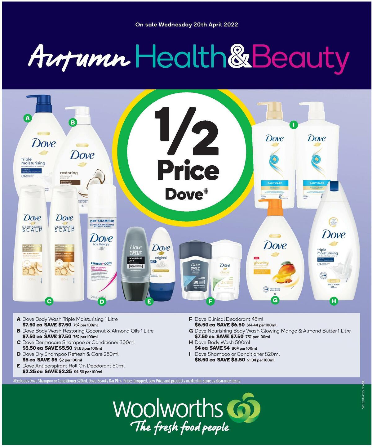Woolworths Health & Beauty Catalogues from 20 April