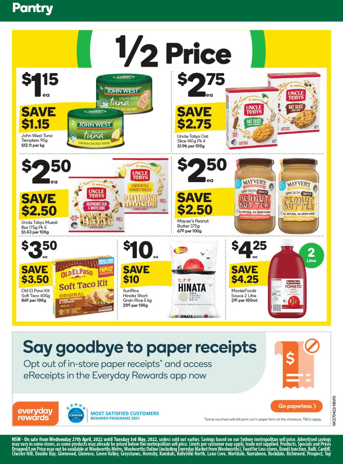 Woolworths Catalogues from 27 April