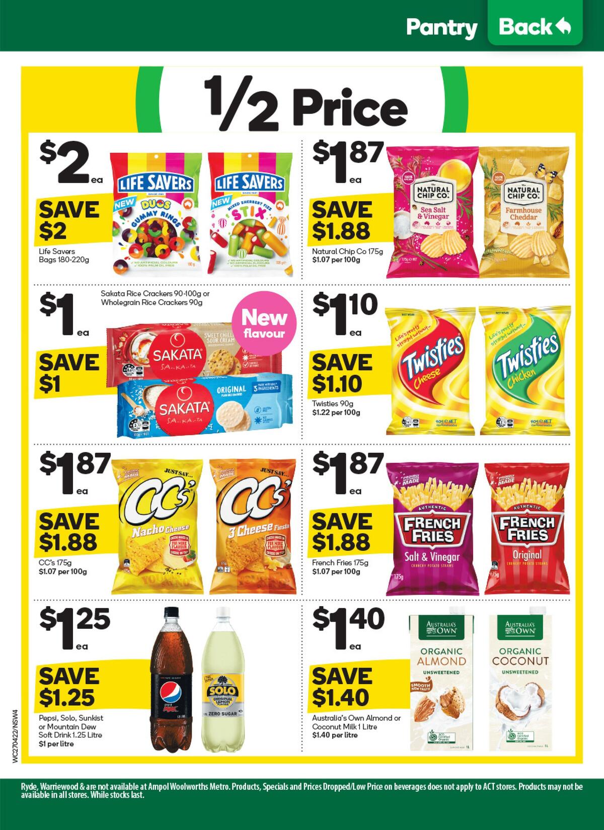 Woolworths Catalogues from 27 April