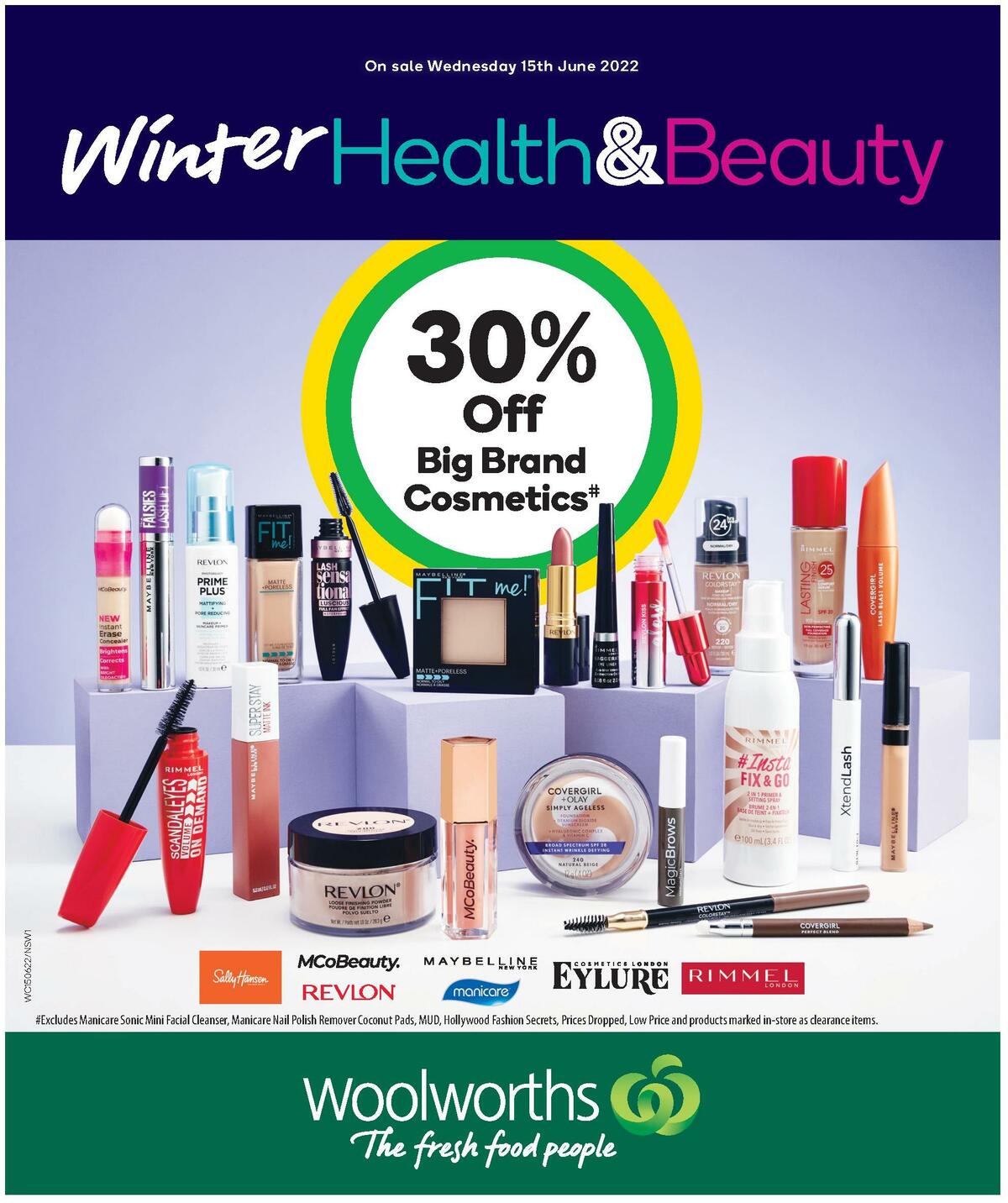 Woolworths Health & Beauty Catalogues from 15 June