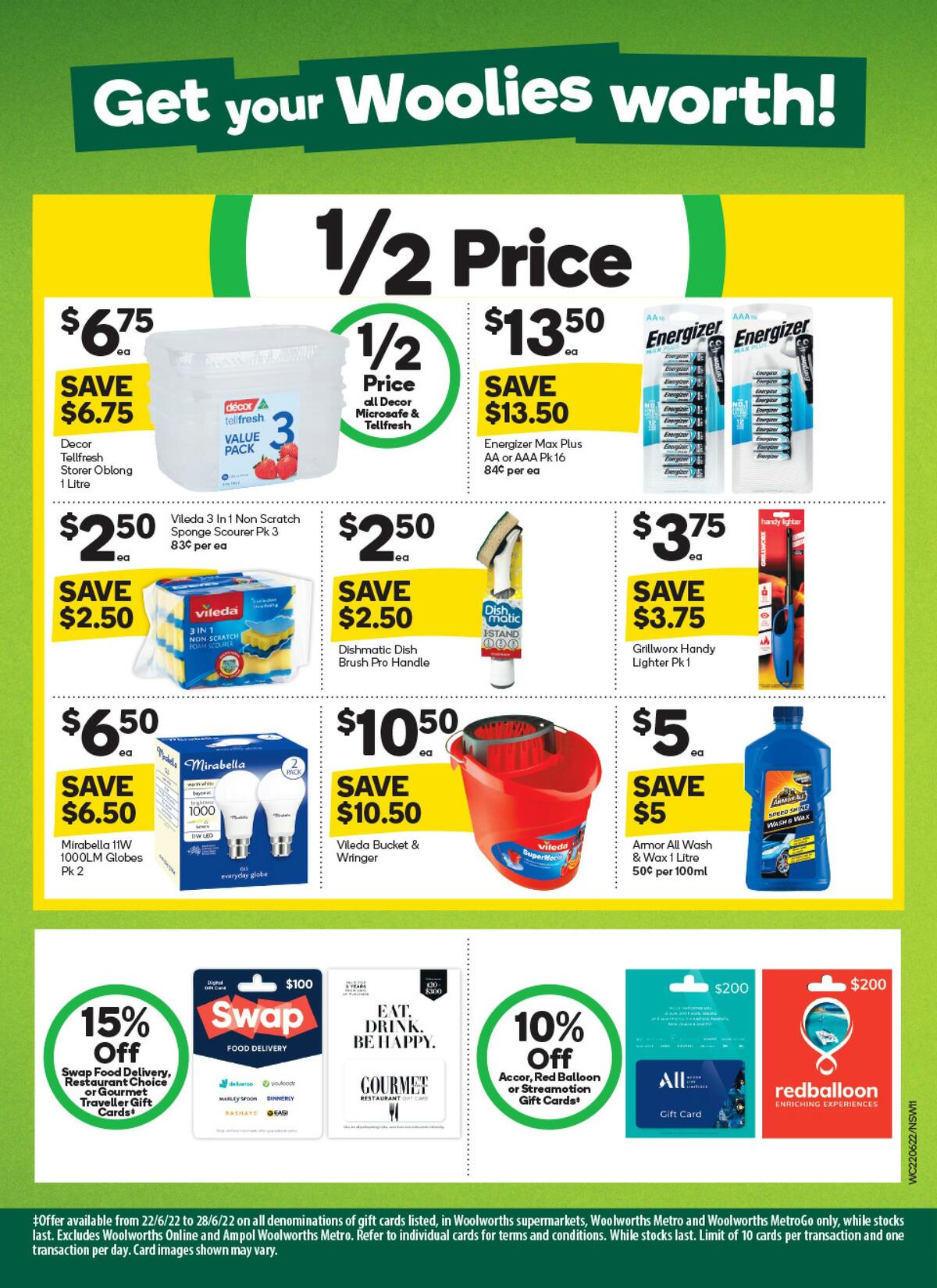Woolworths Catalogues from 22 June