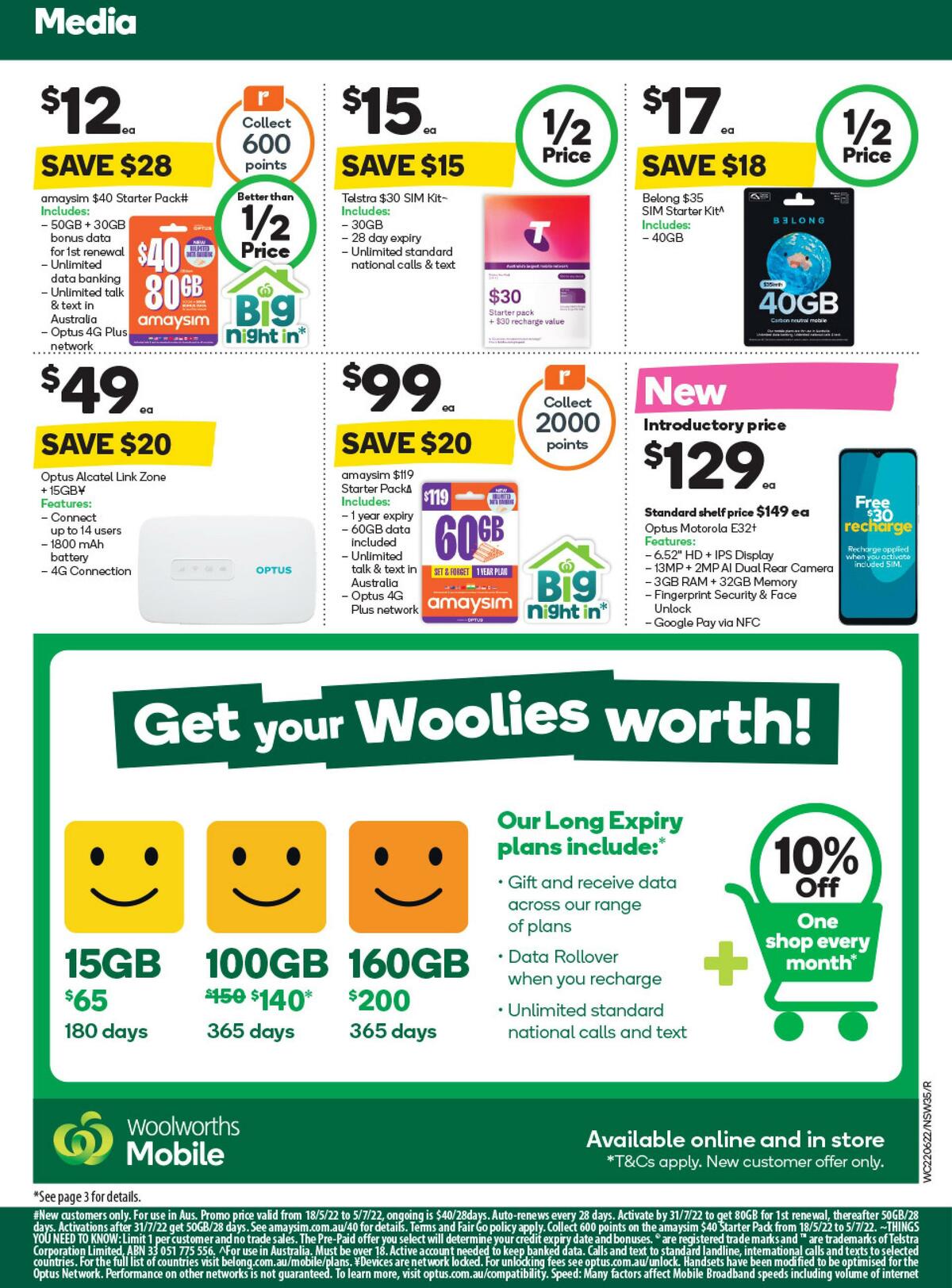Woolworths Catalogues from 22 June