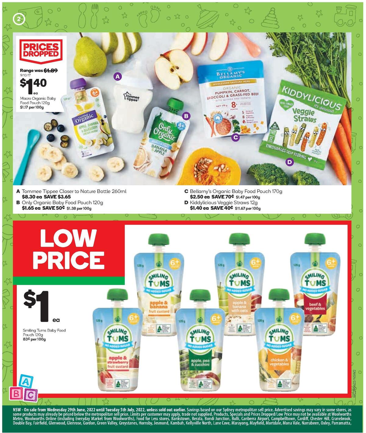 Woolworths Baby & Toodler Catalogues from 29 June