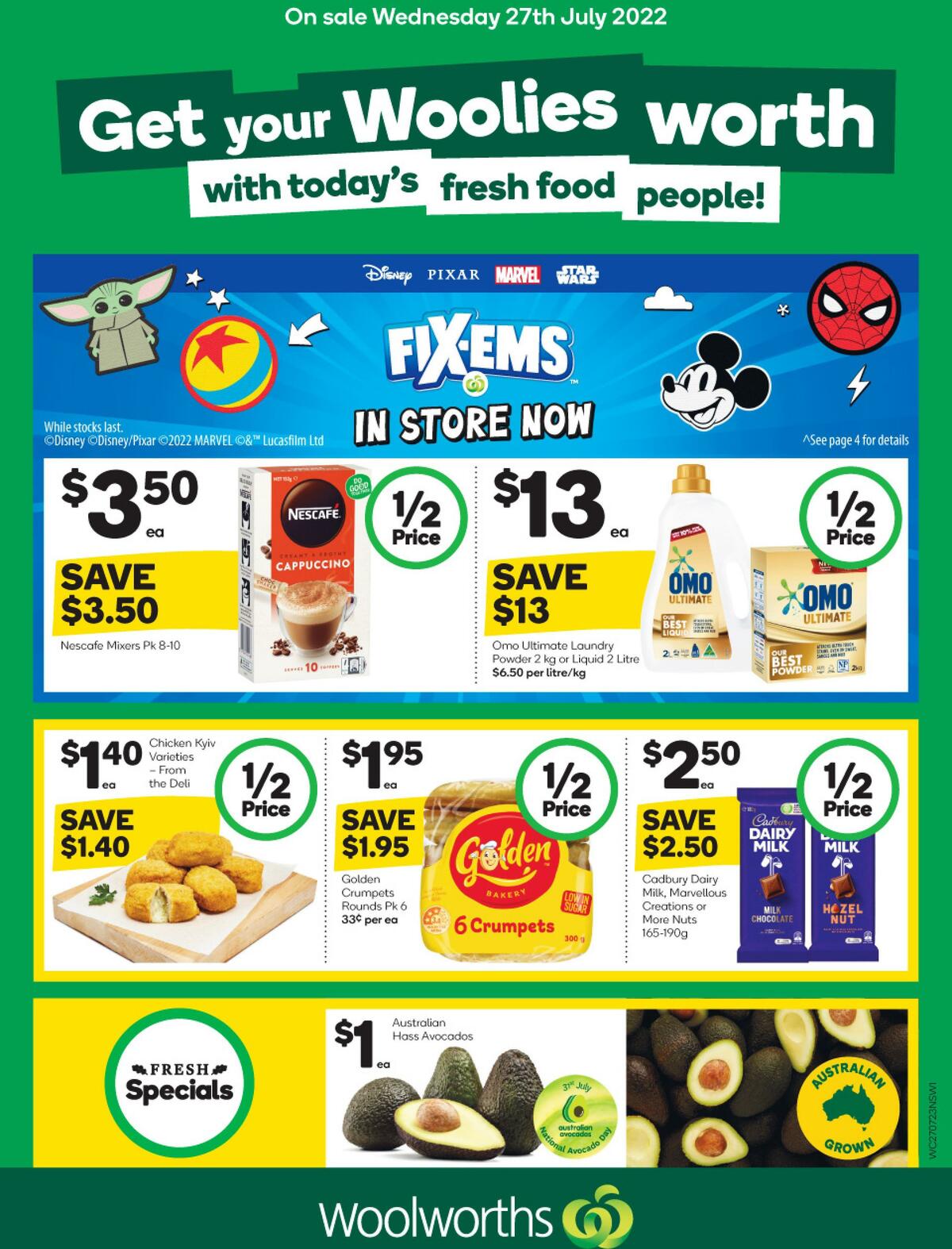 Woolworths Catalogues from 27 July