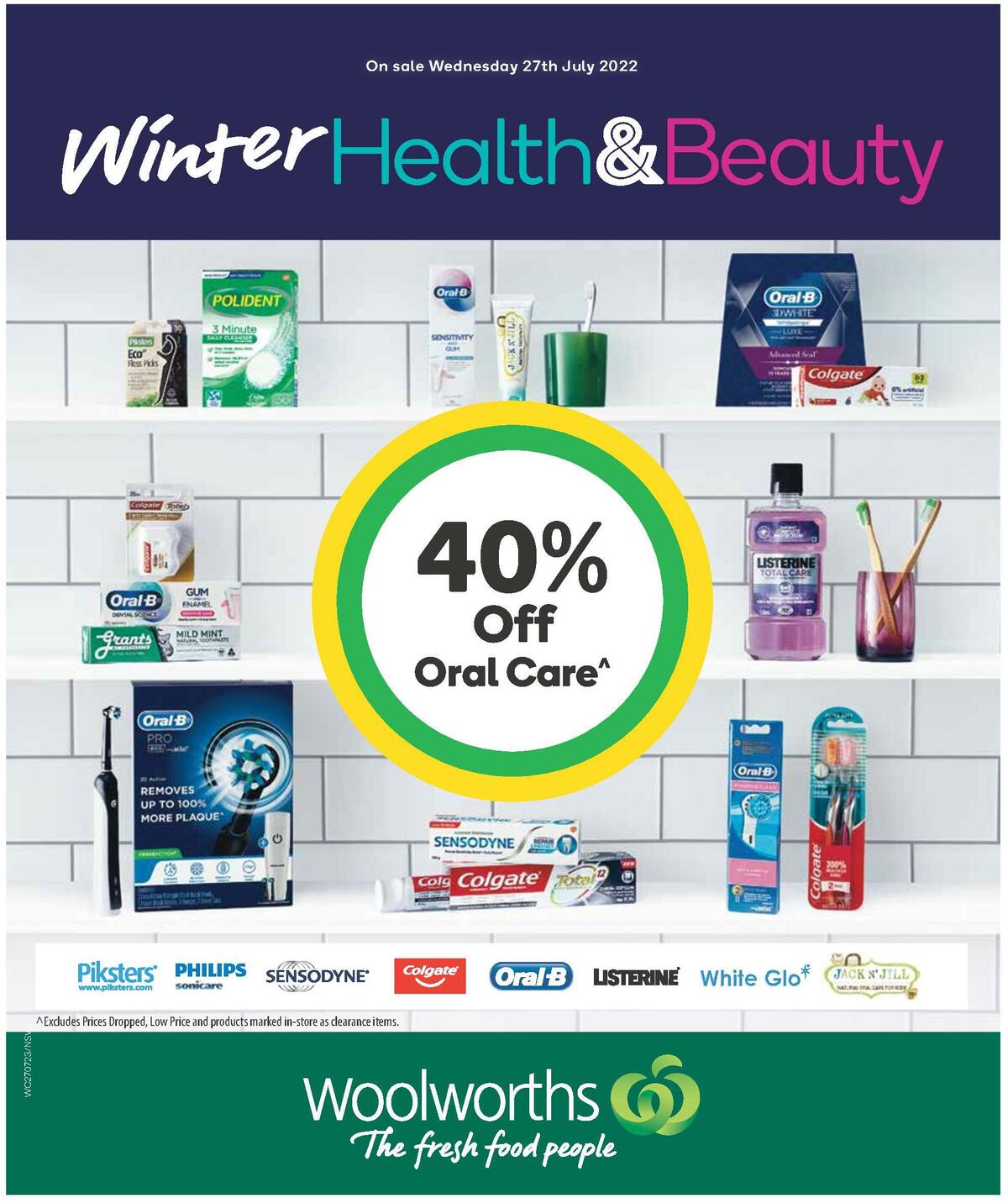 Woolworths Health & Beauty Catalogues from 27 July