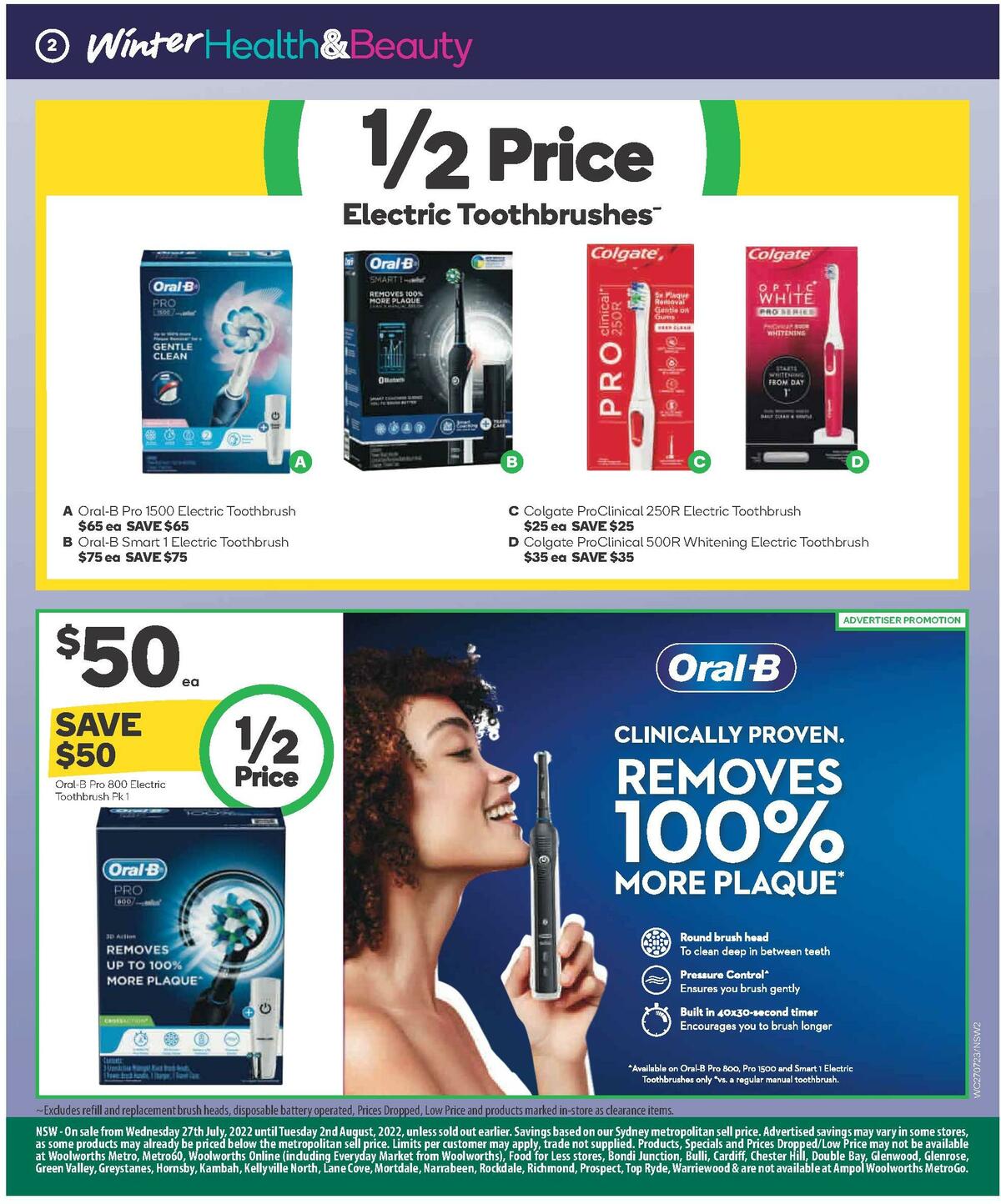 Woolworths Health & Beauty Catalogues from 27 July