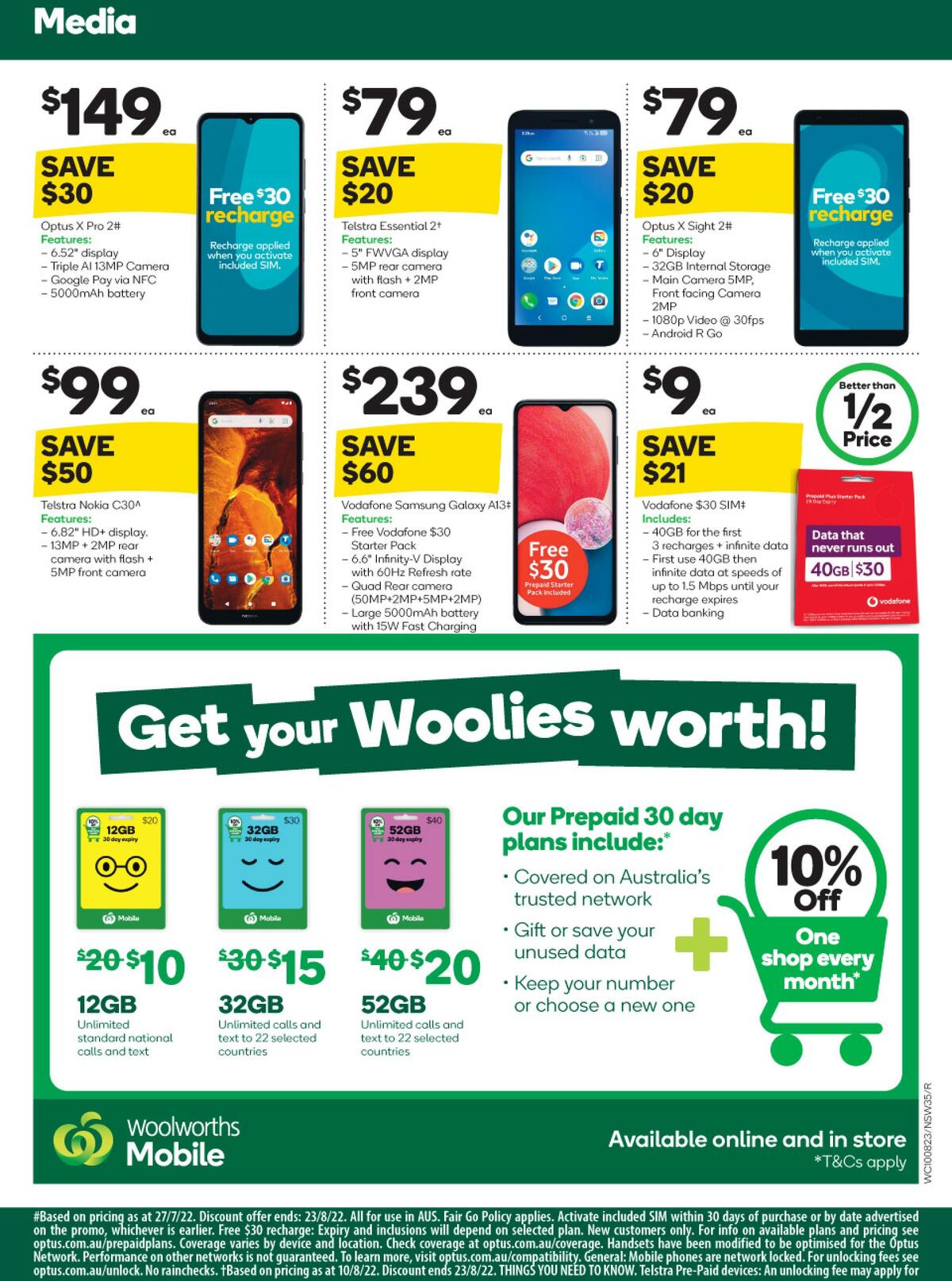 Woolworths Catalogues from 10 August