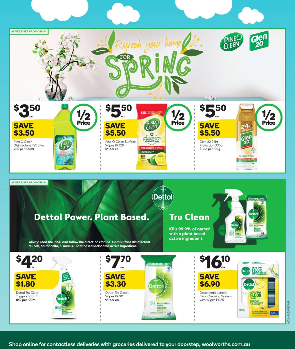 Woolworths Spring Cleaning Catalogues from 24 August