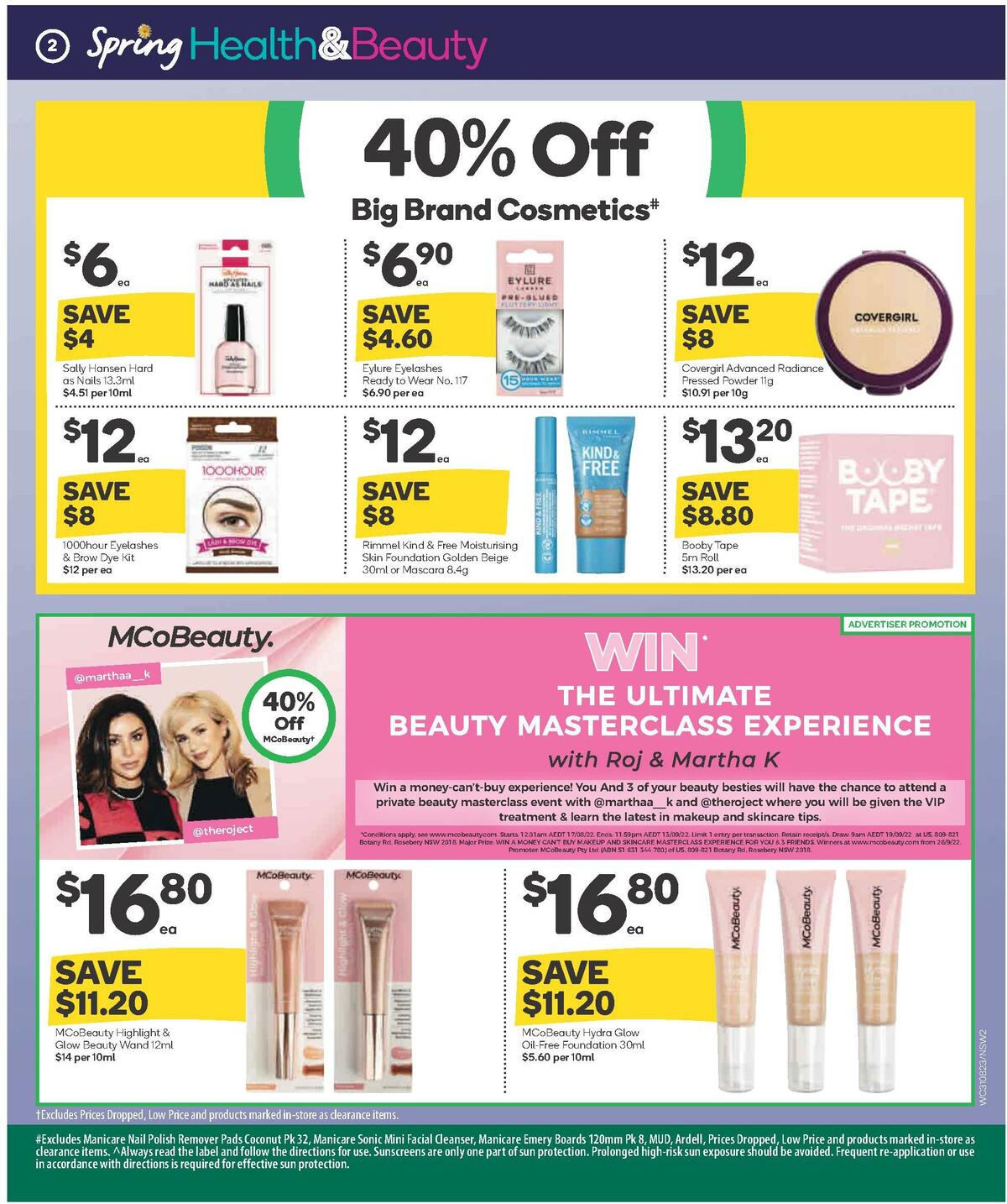 Woolworths Health & Beauty Catalogues from 31 August