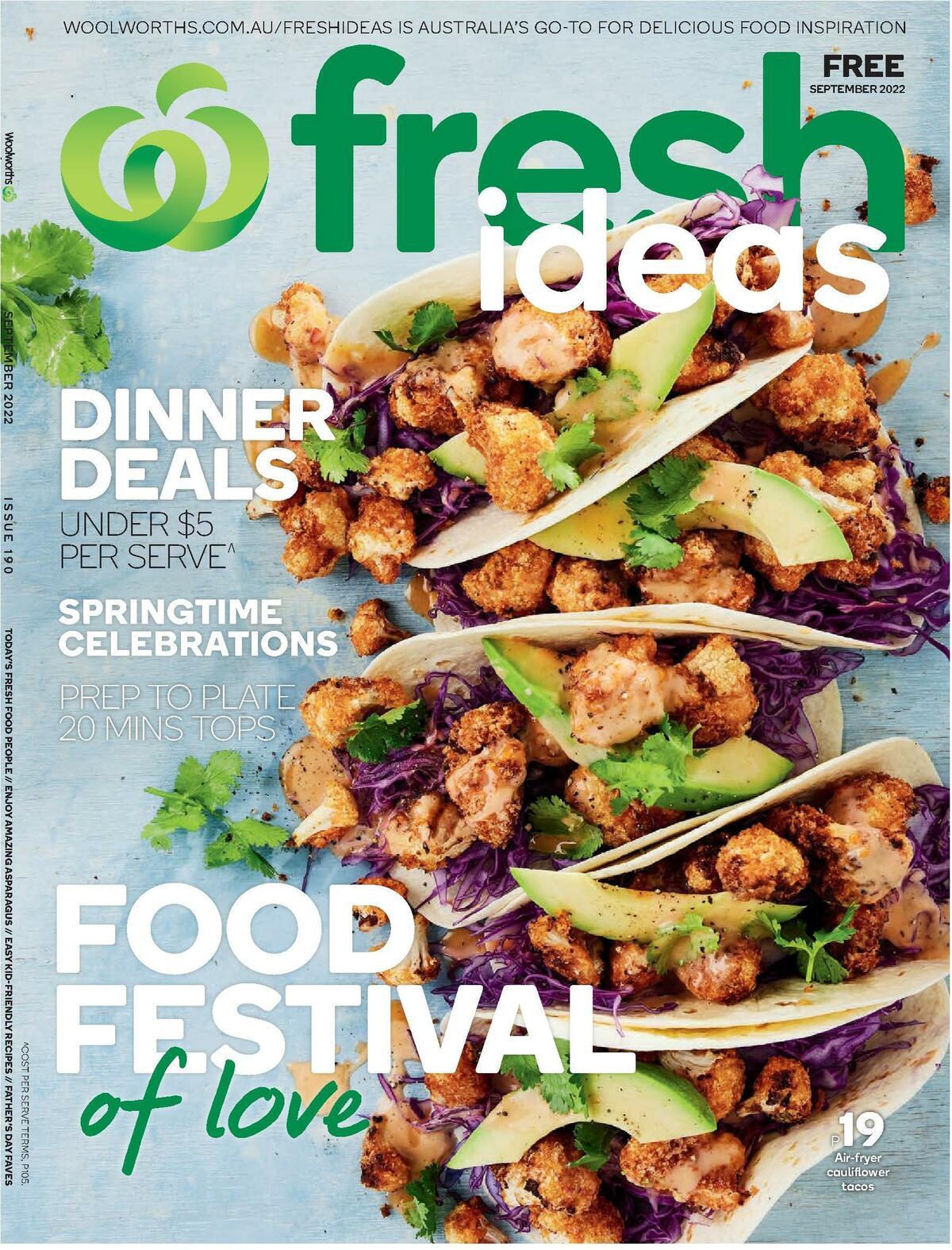 Woolworths Fresh Ideas Magazine September Catalogues from 1 September