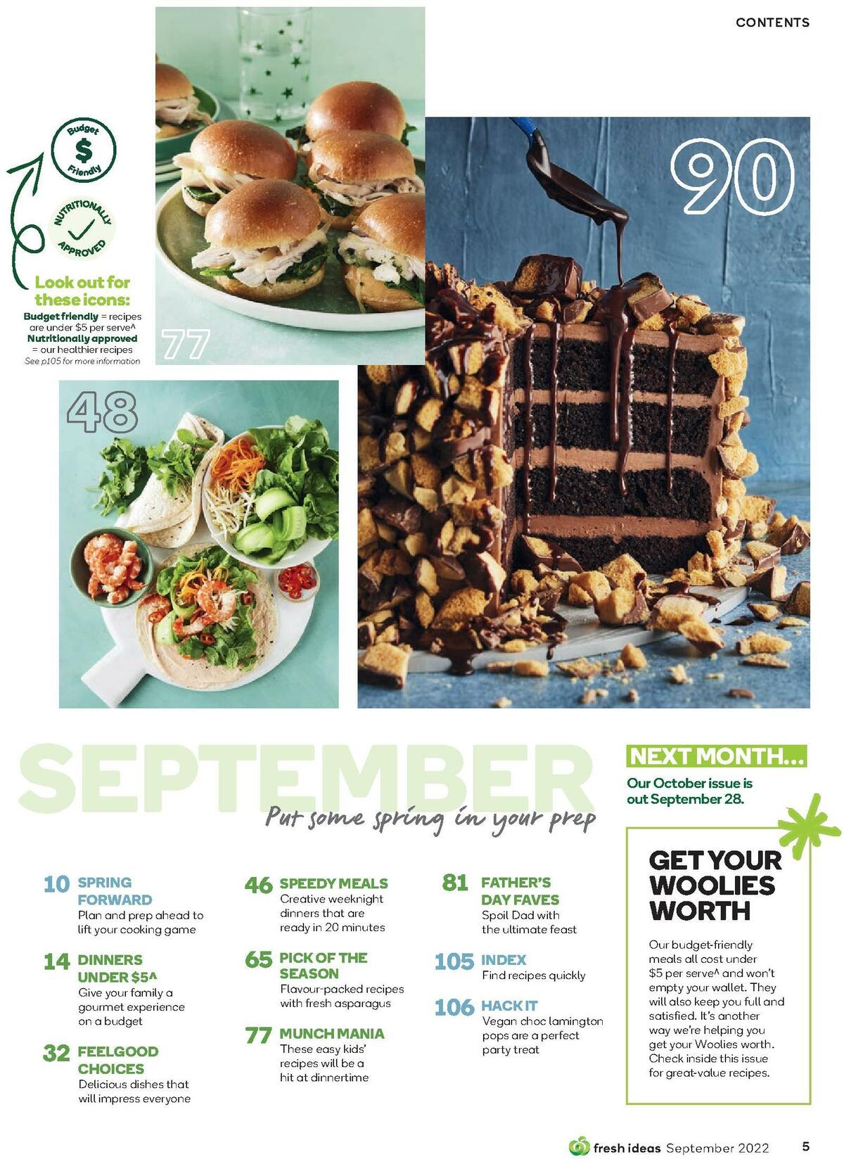 Woolworths Fresh Ideas Magazine September Catalogues from 1 September