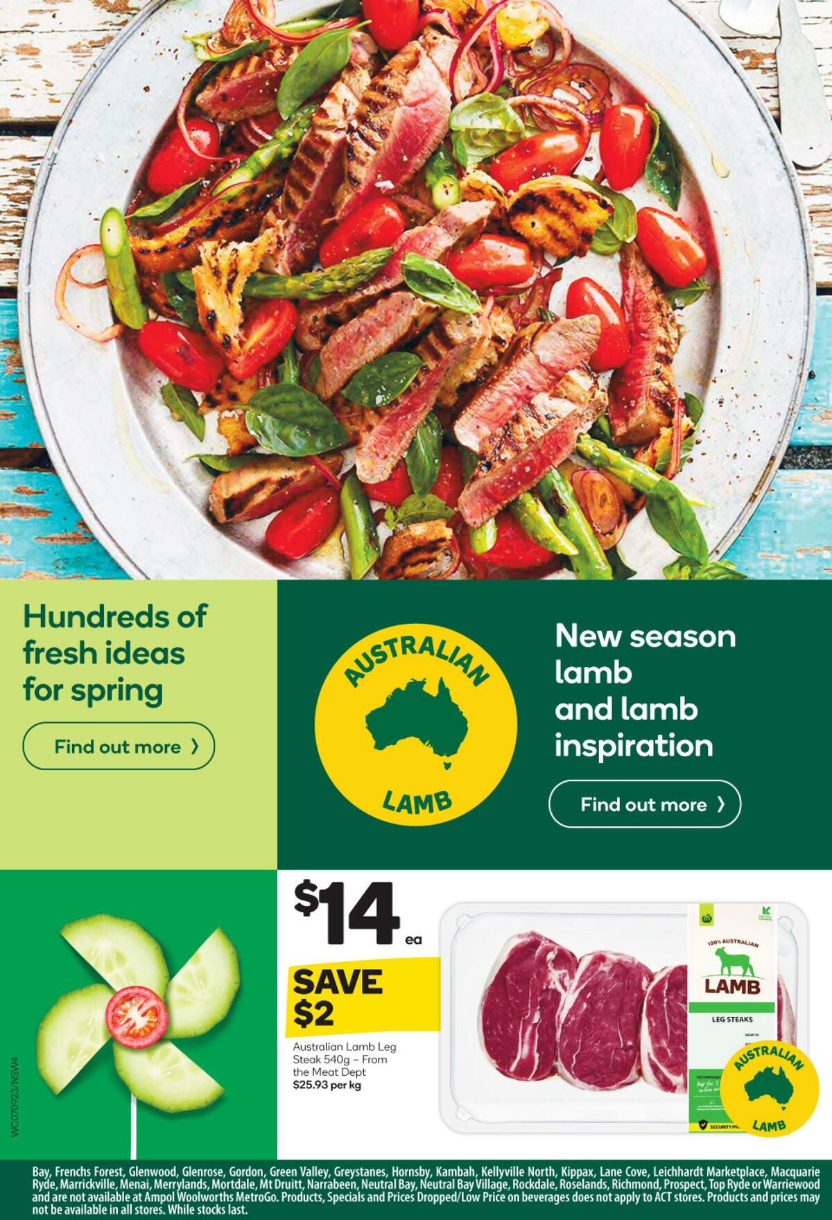 Woolworths Spring Catalogues from 7 September