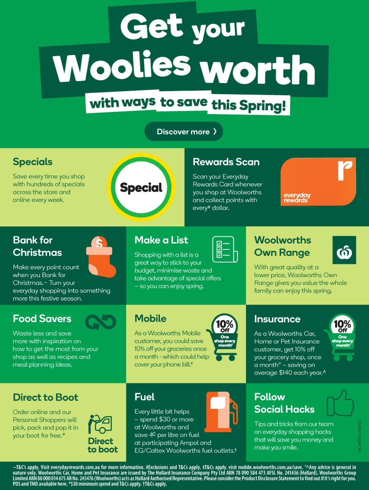 Woolworths Catalogues from 14 September