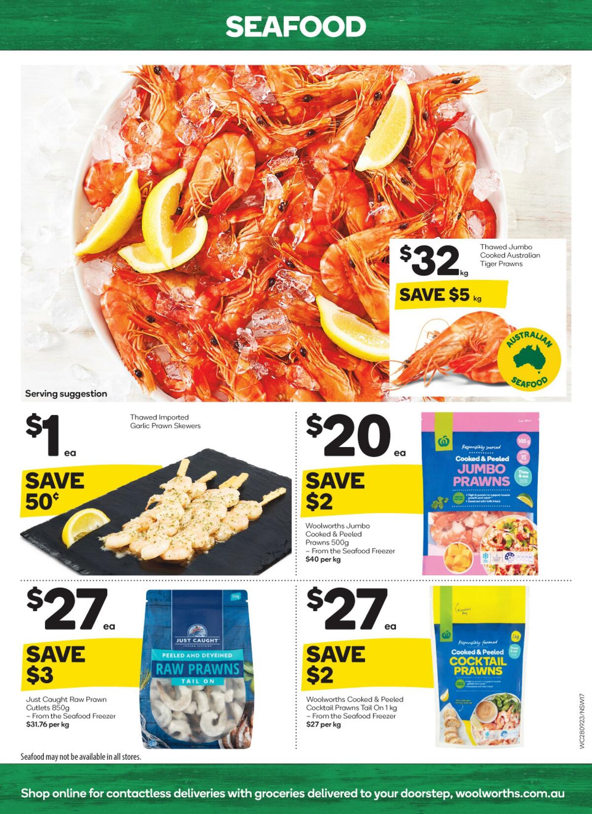 Woolworths Catalogues from 28 September