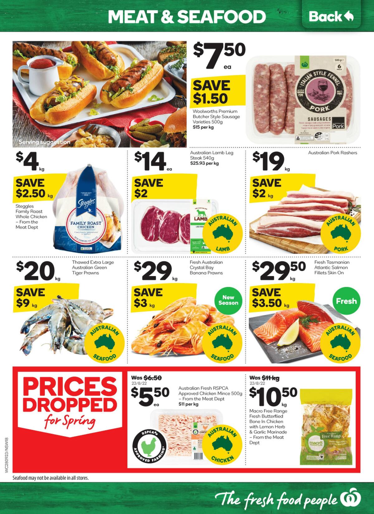Woolworths Catalogues from 28 September