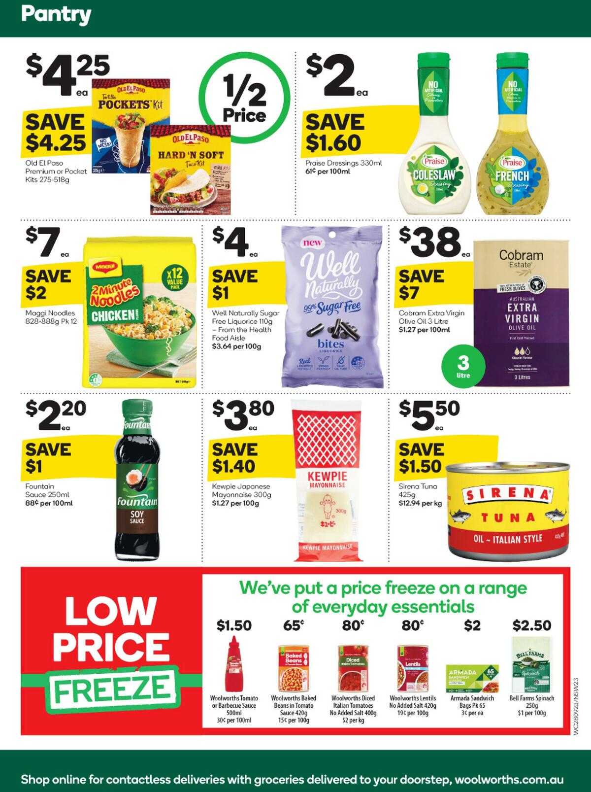 Woolworths Catalogues from 28 September