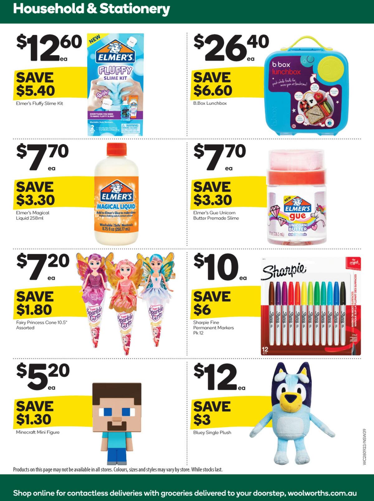 Woolworths Catalogues from 28 September