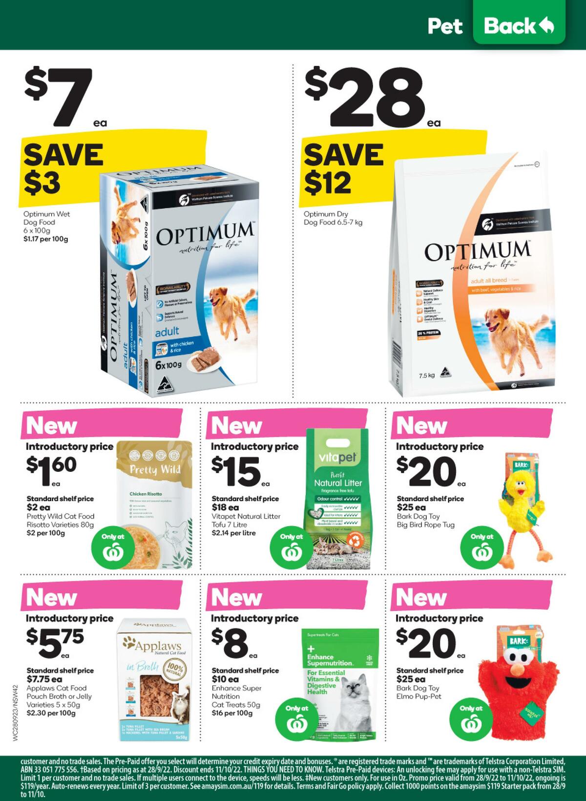 Woolworths Catalogues from 28 September