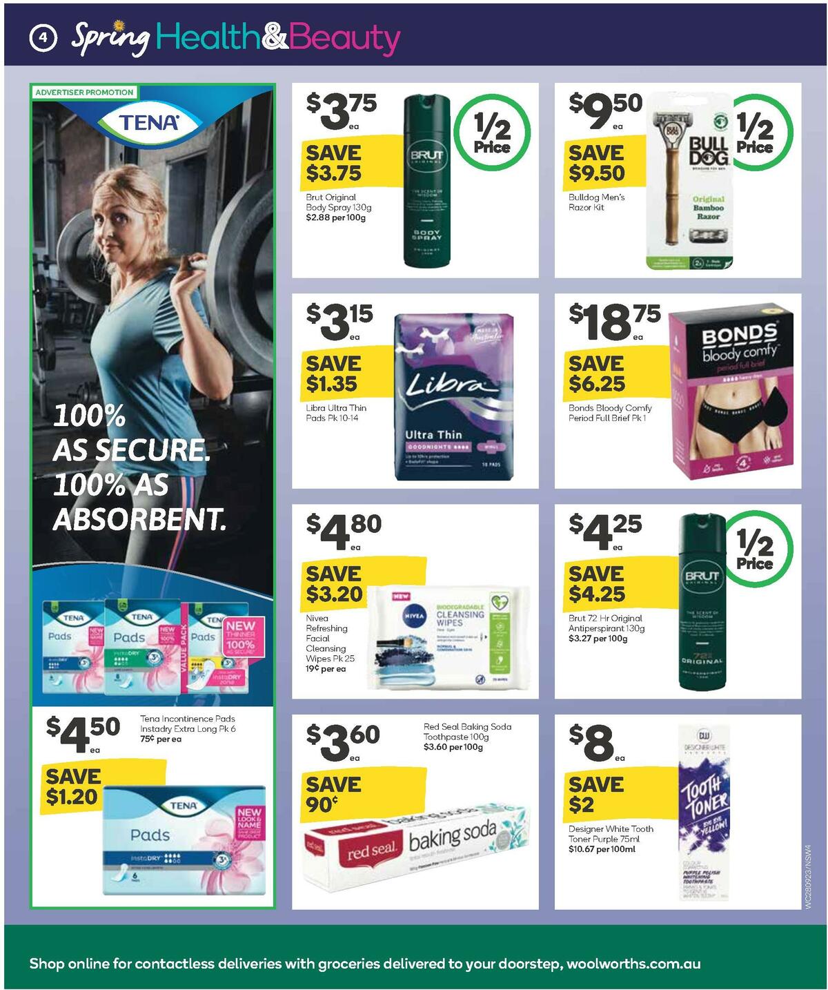 Woolworths Health & Beauty Catalogues from 28 September