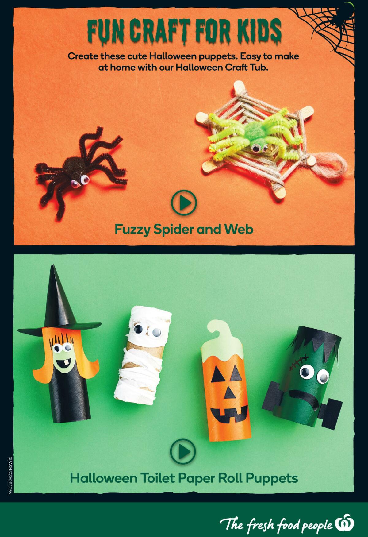 Woolworths Happy Halloween Catalogues from 28 September