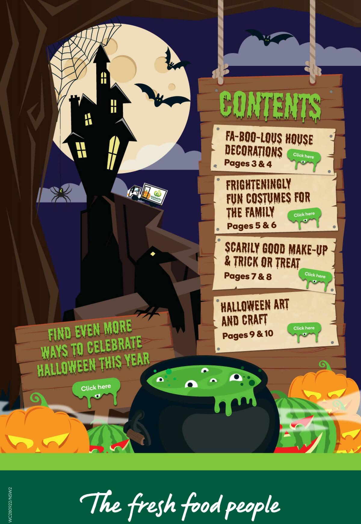 Woolworths Happy Halloween Catalogues from 28 September