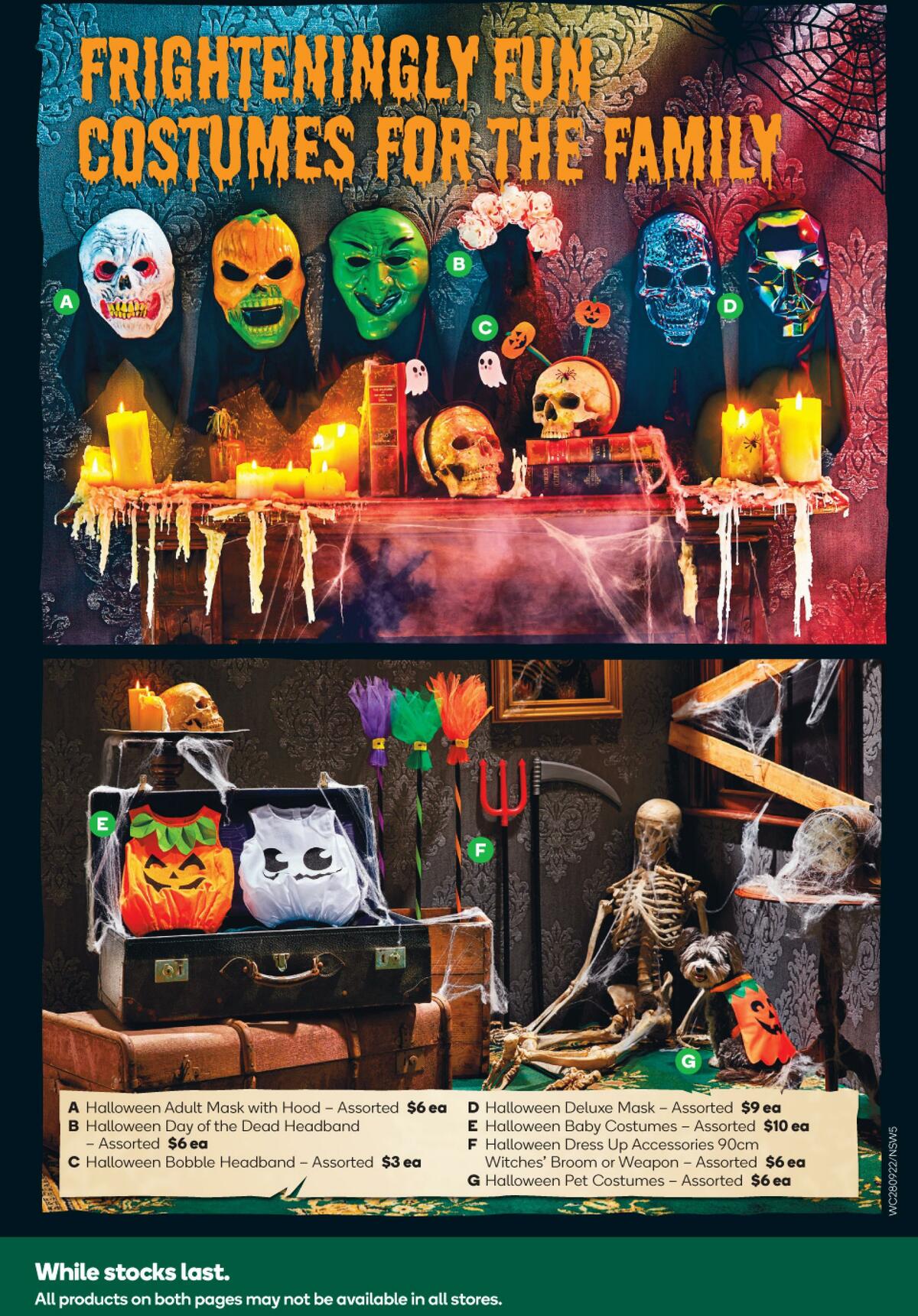 Woolworths Happy Halloween Catalogues from 28 September