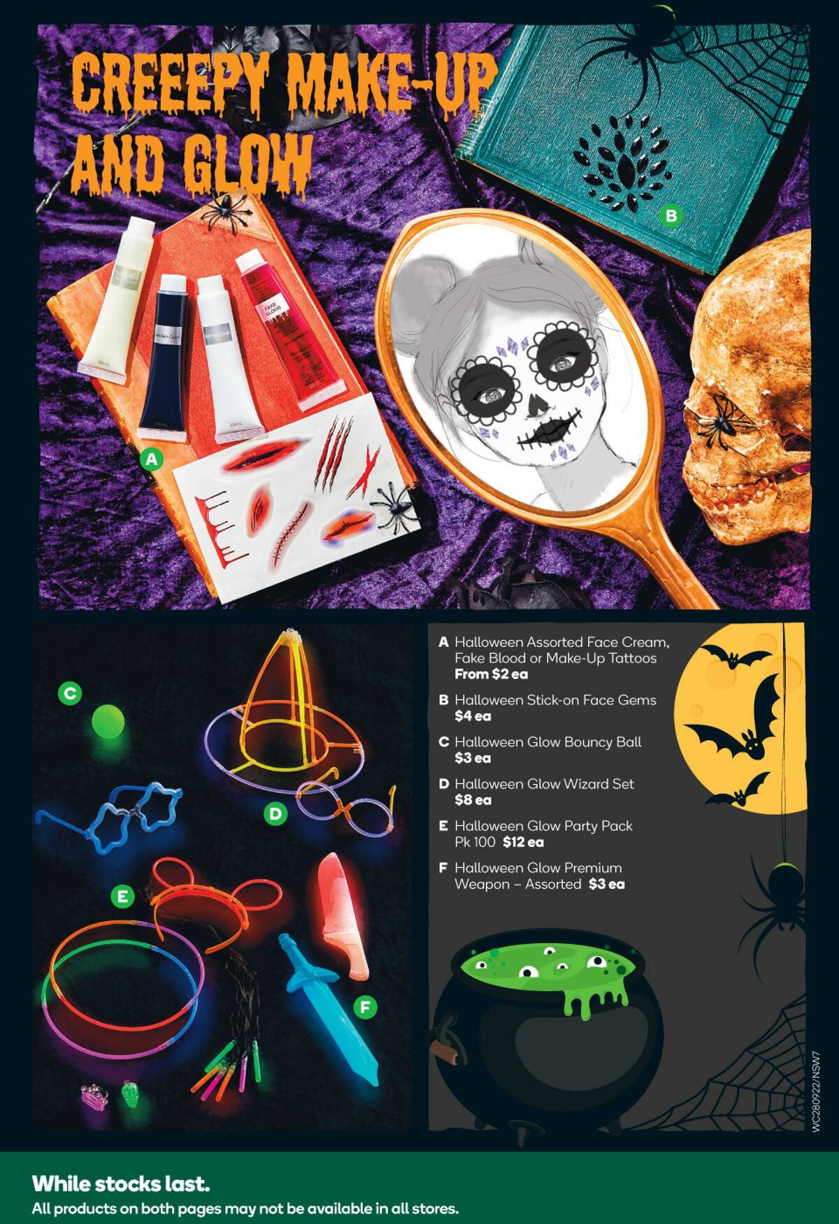 Woolworths Happy Halloween Catalogues from 28 September