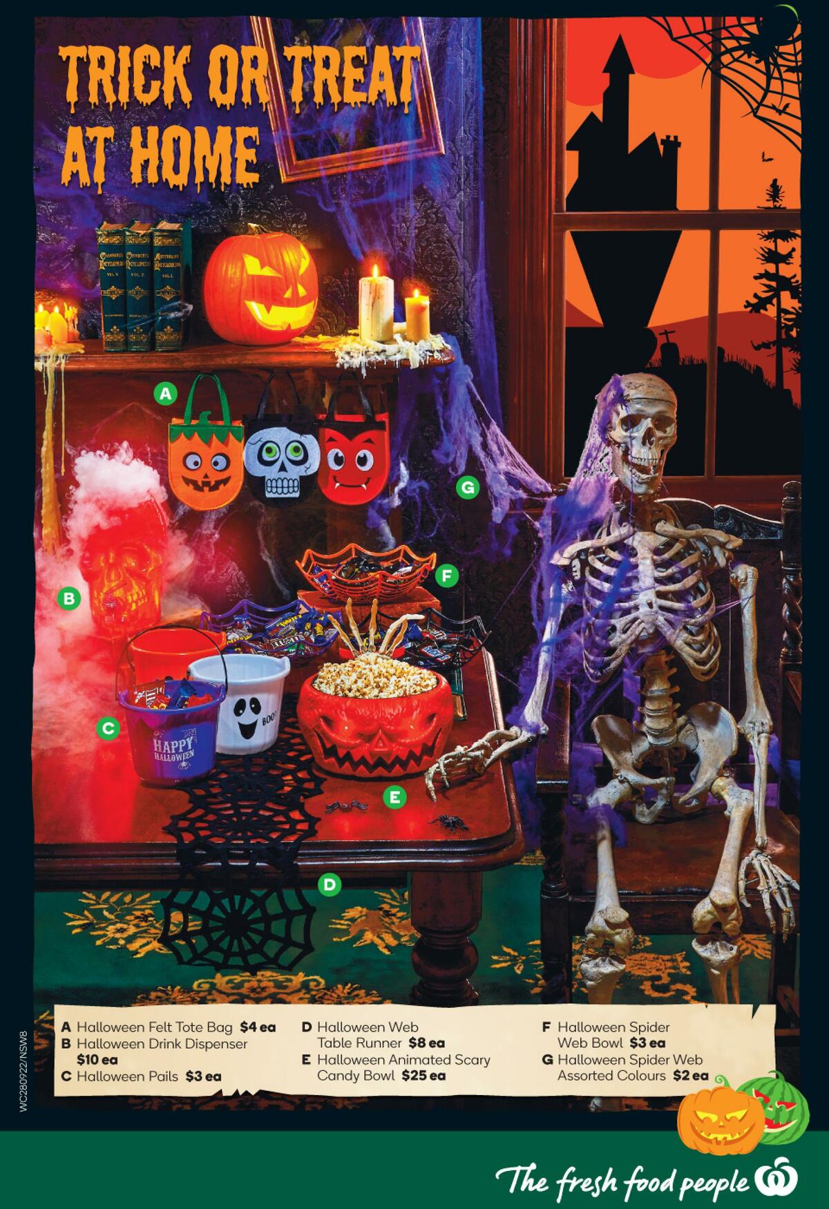 Woolworths Happy Halloween Catalogues from 28 September