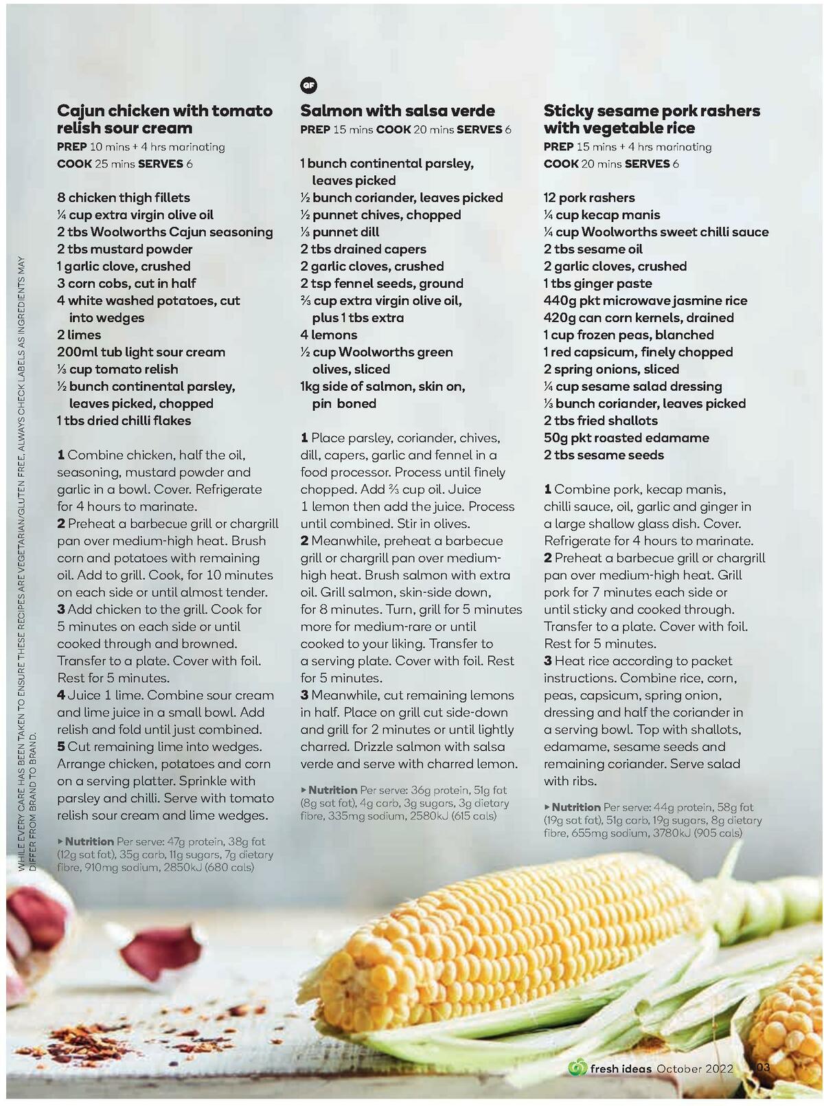 Woolworths Fresh Ideas Magazine October Catalogues from 1 October