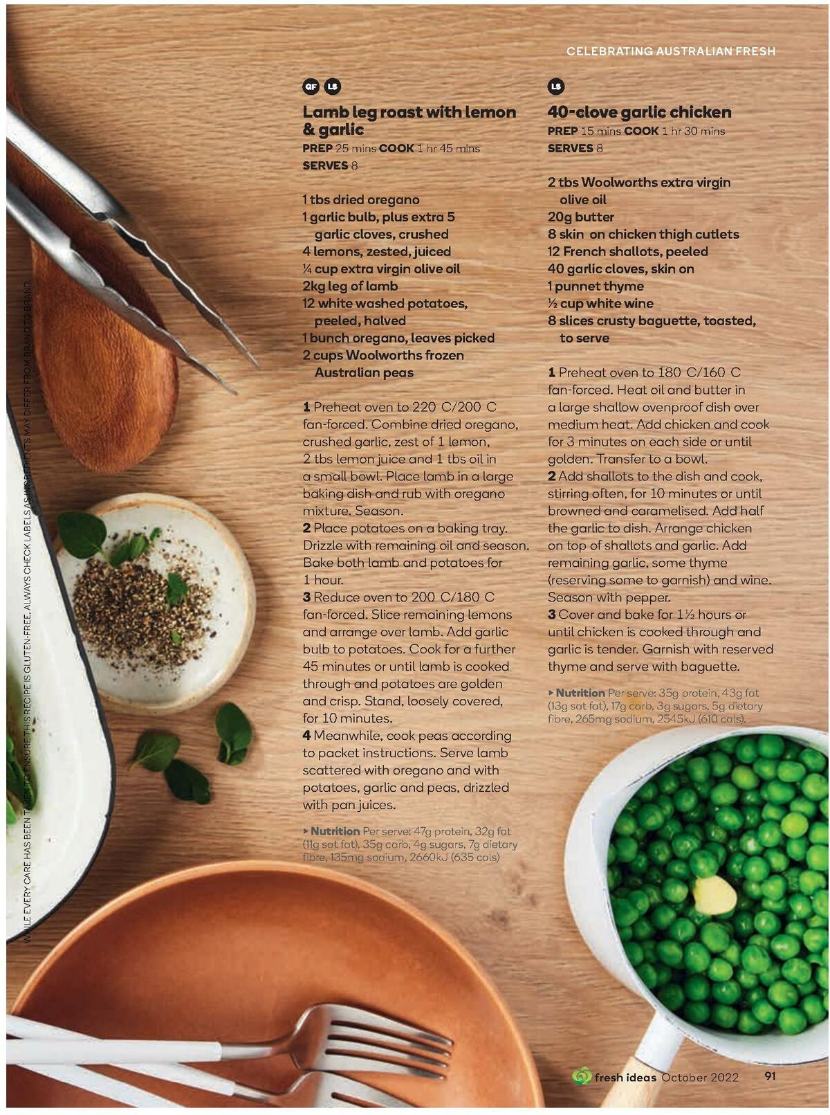 Woolworths Fresh Ideas Magazine October Catalogues from 1 October