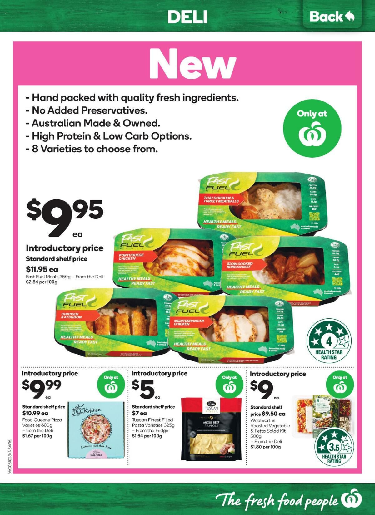 Woolworths Catalogues from 5 October