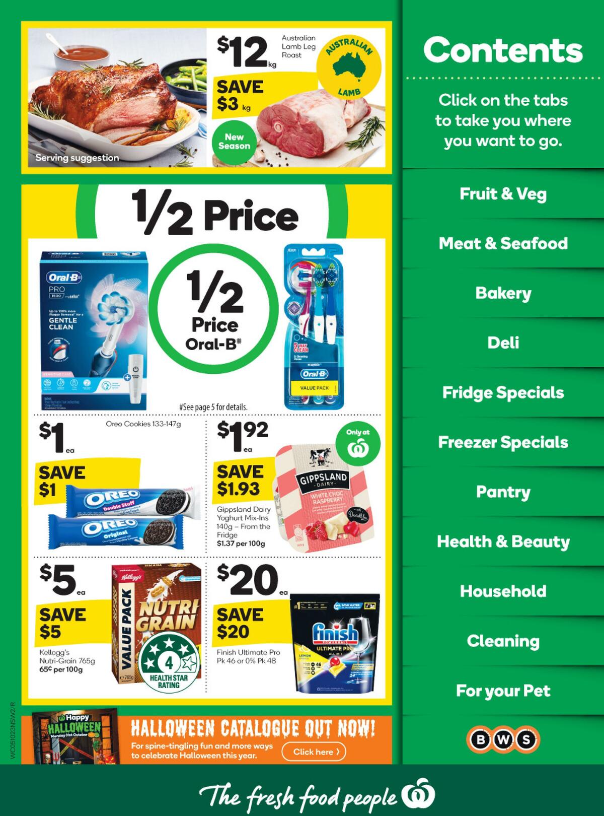 Woolworths Catalogues from 5 October