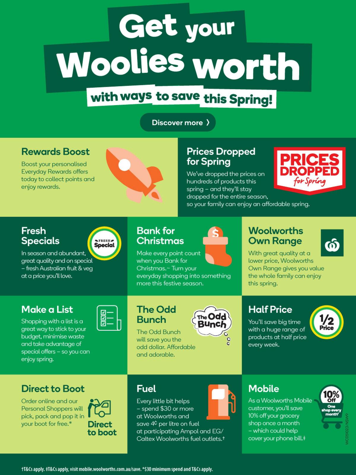 Woolworths Catalogues from 5 October