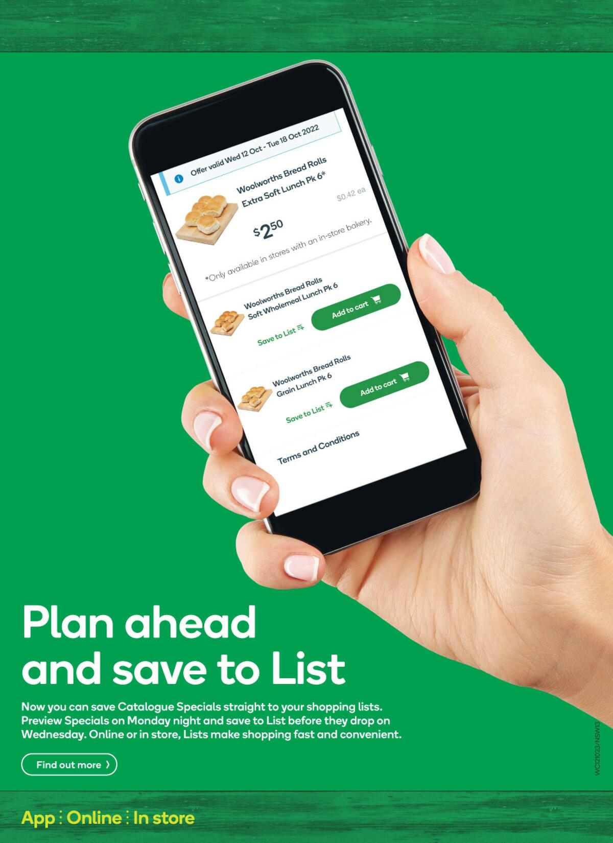 Woolworths Catalogues from 12 October