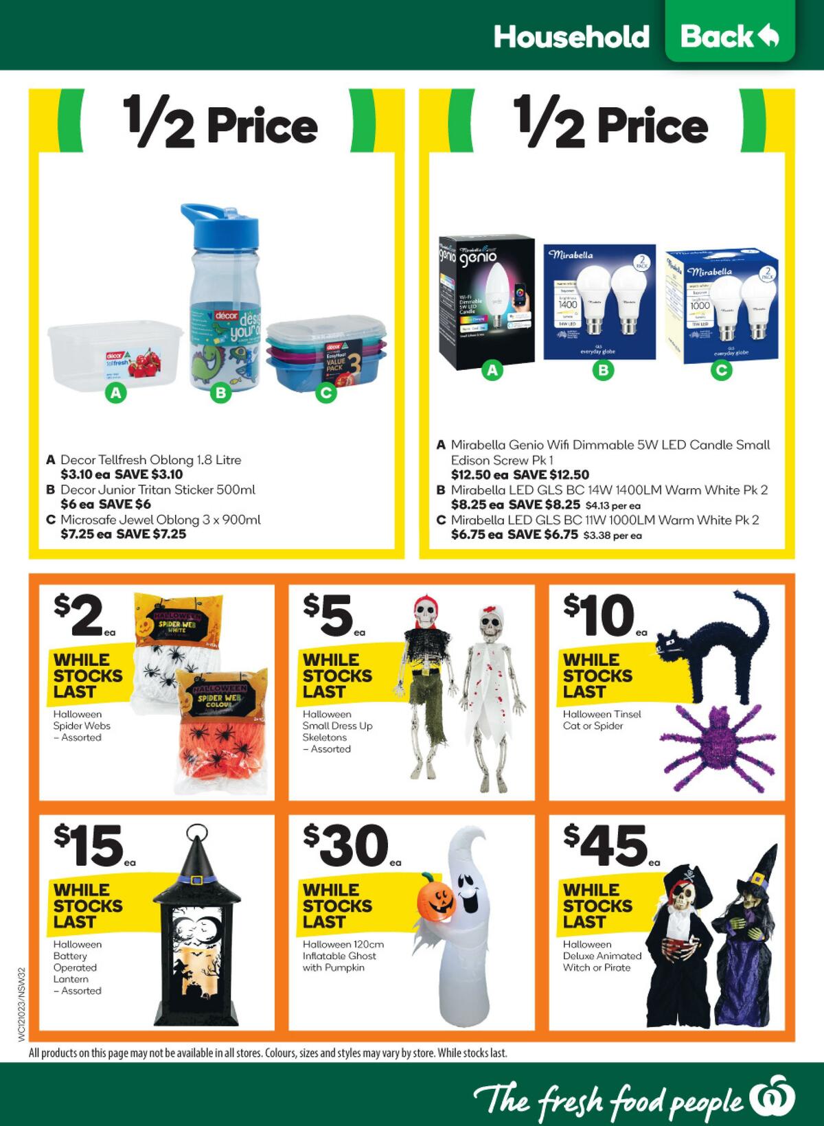 Woolworths Catalogues from 12 October