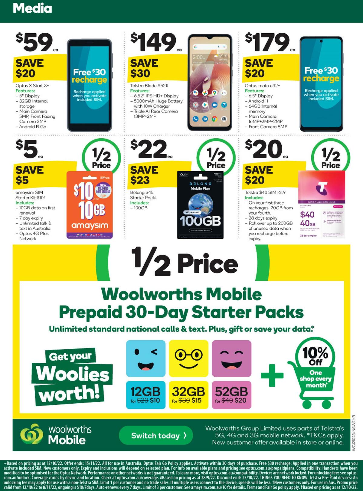 Woolworths Catalogues from 12 October