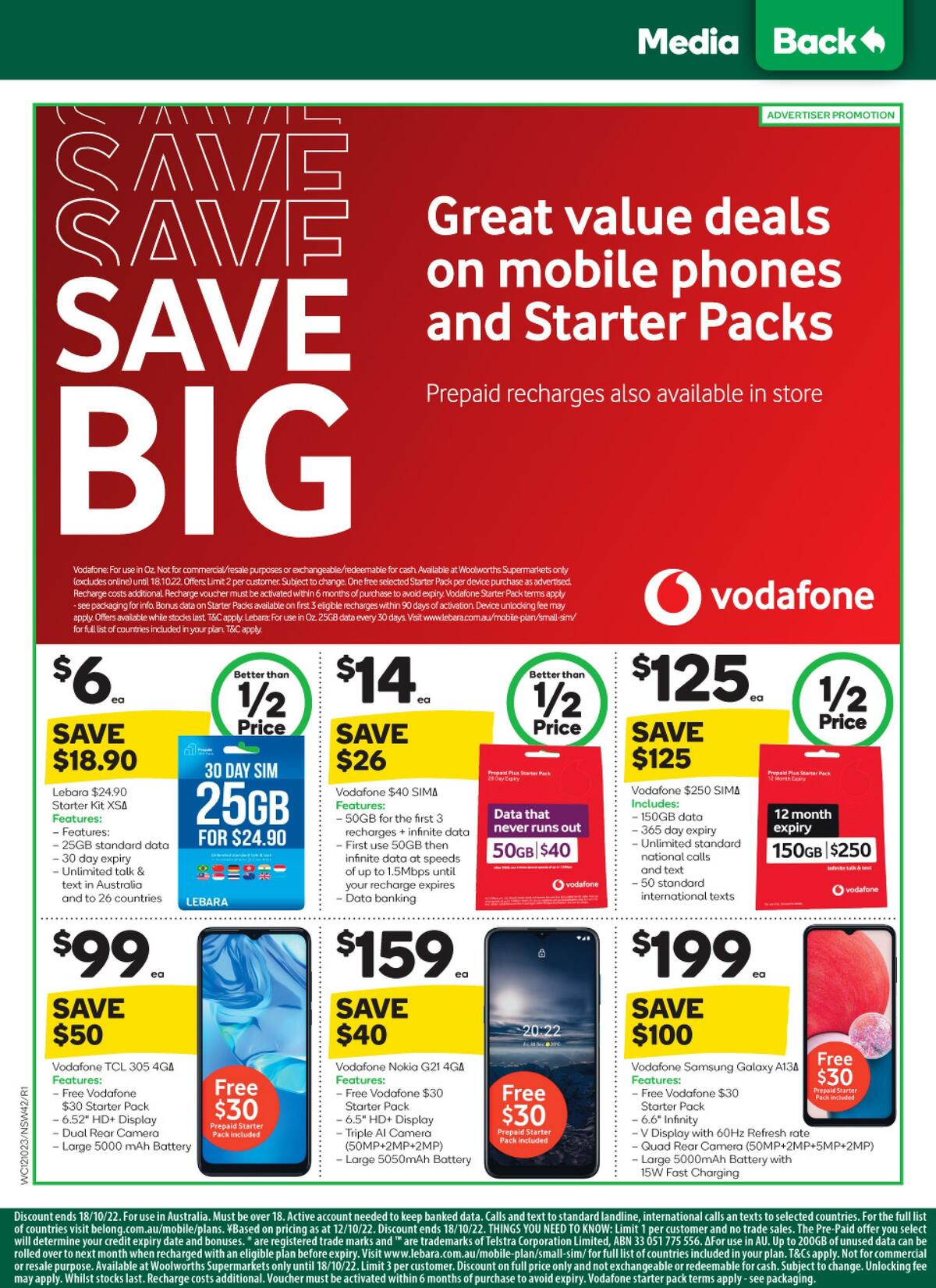 Woolworths Catalogues from 12 October