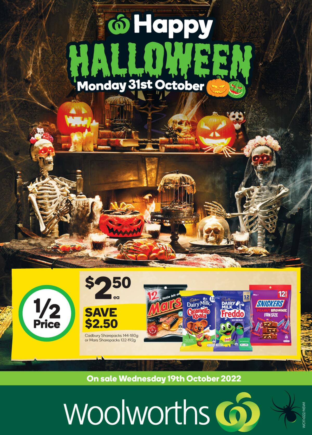 Woolworths Happy Halloween Catalogues from 19 October