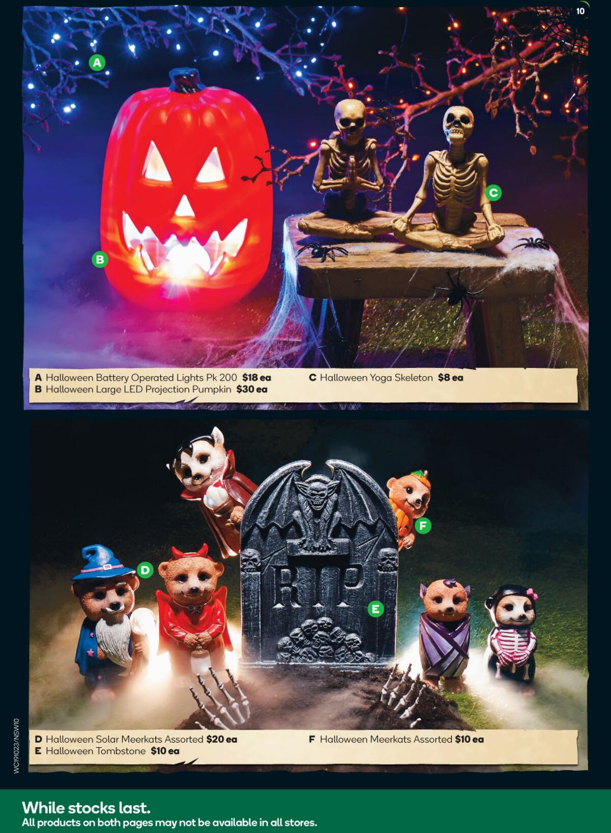 Woolworths Happy Halloween Catalogues from 19 October
