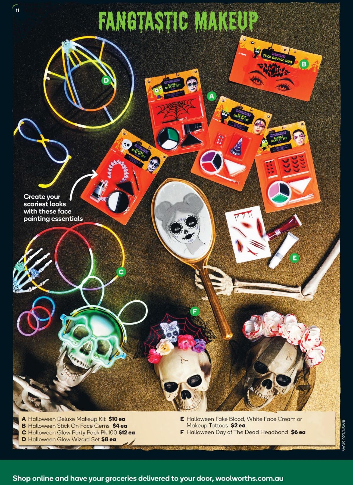 Woolworths Happy Halloween Catalogues from 19 October