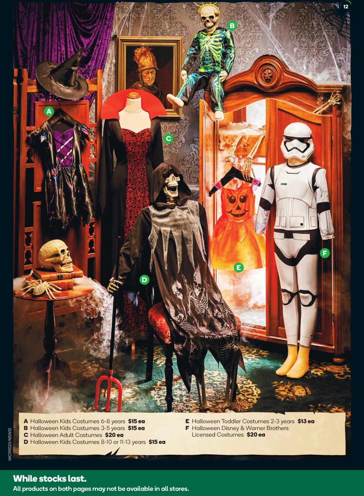 Woolworths Happy Halloween Catalogues from 19 October