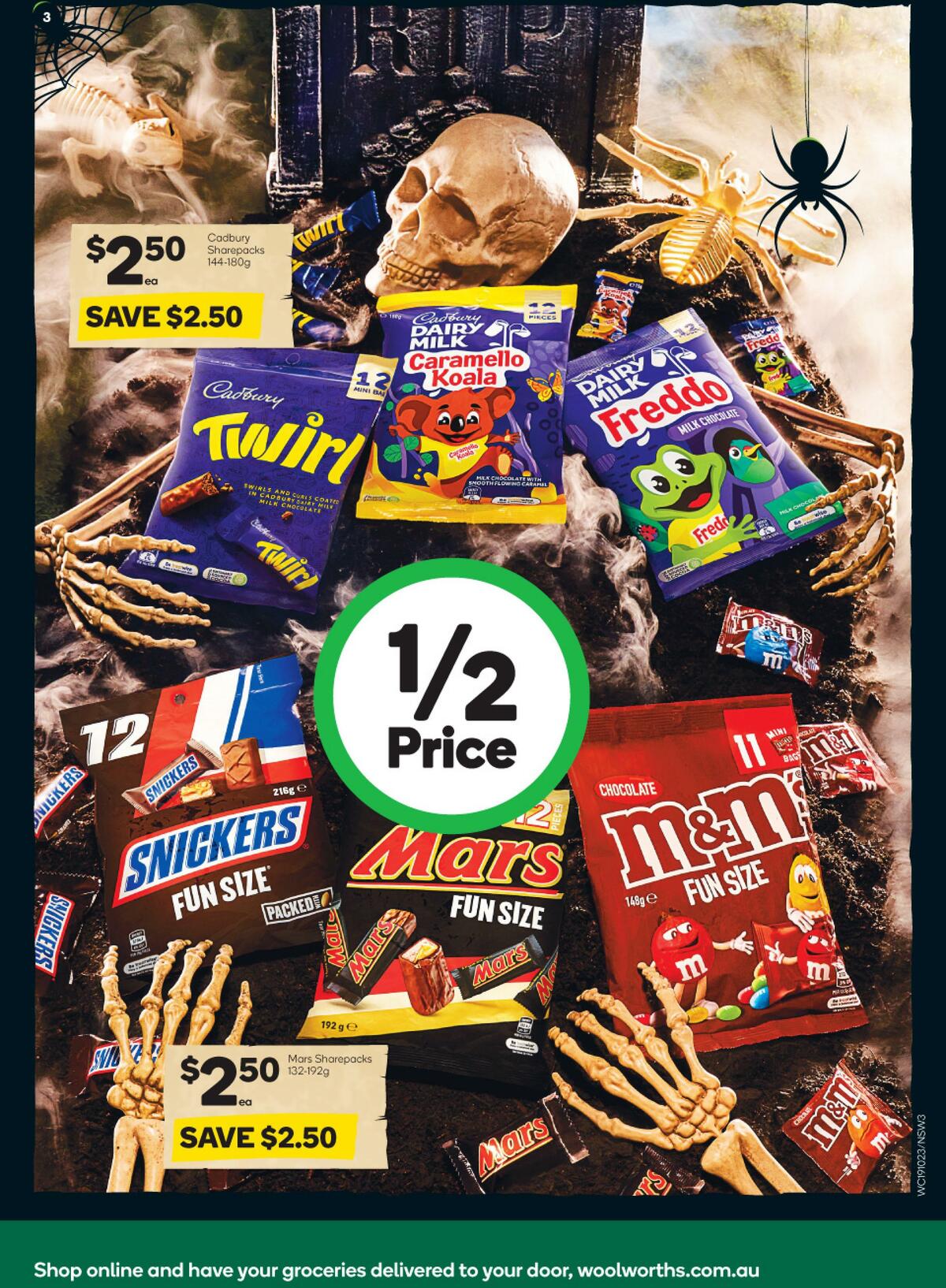 Woolworths Happy Halloween Catalogues from 19 October