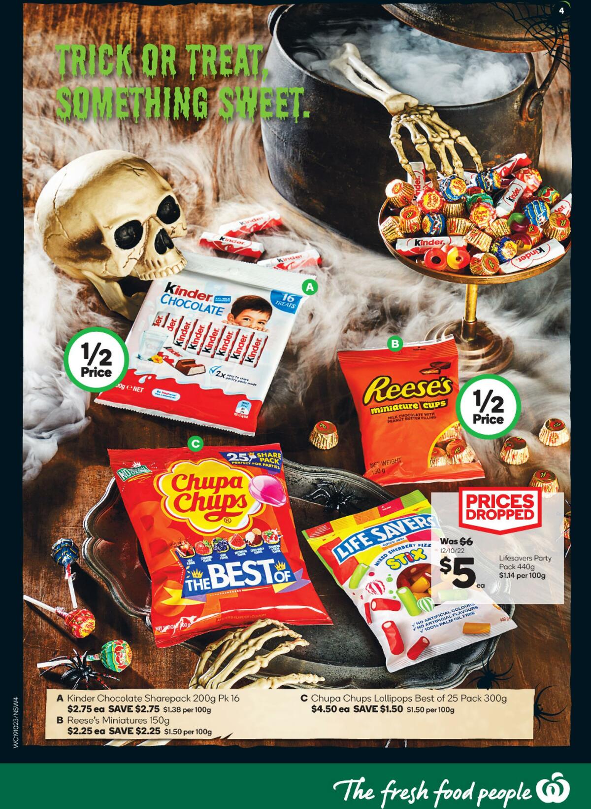 Woolworths Happy Halloween Catalogues from 19 October
