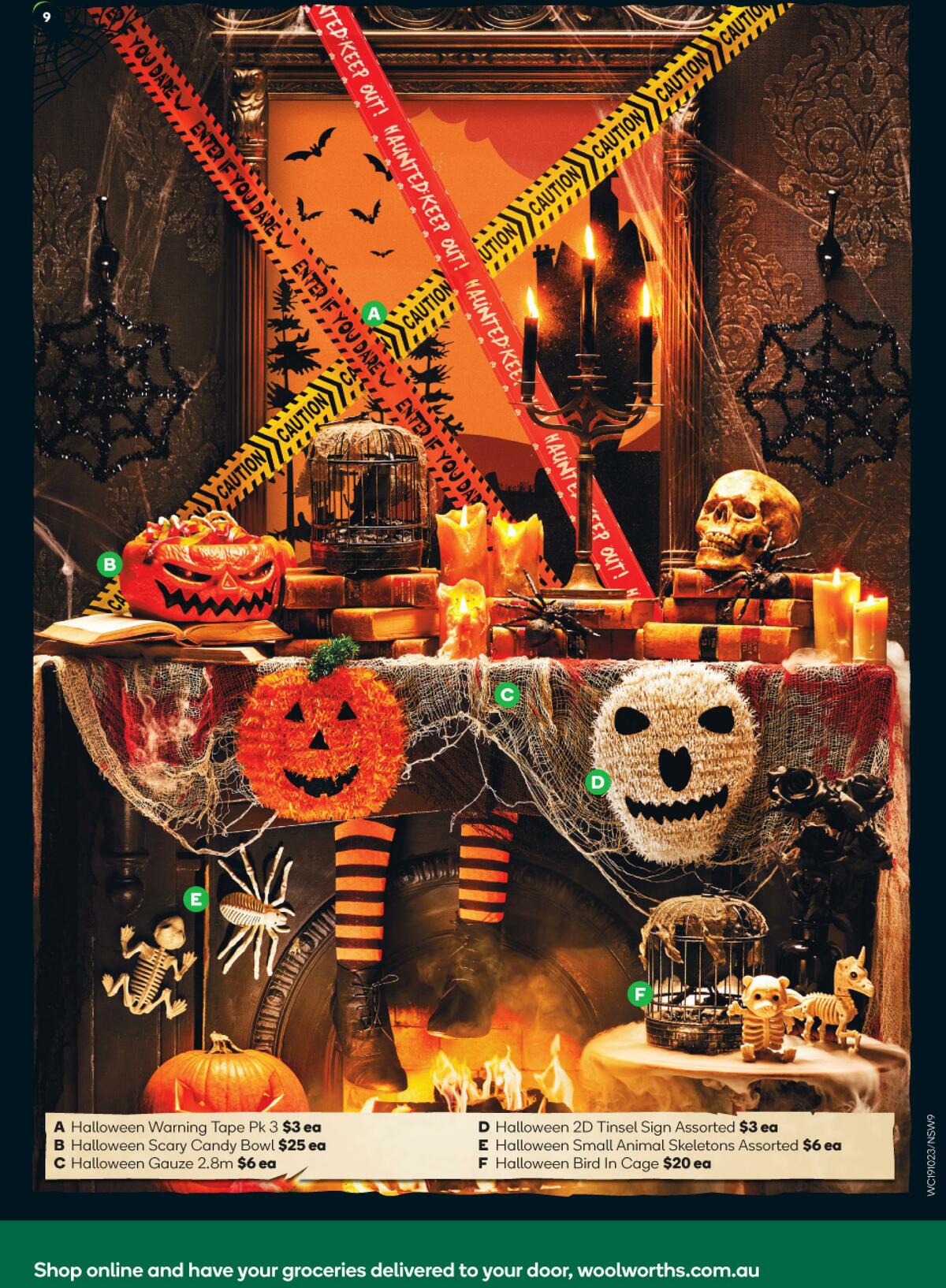 Woolworths Happy Halloween Catalogues from 19 October