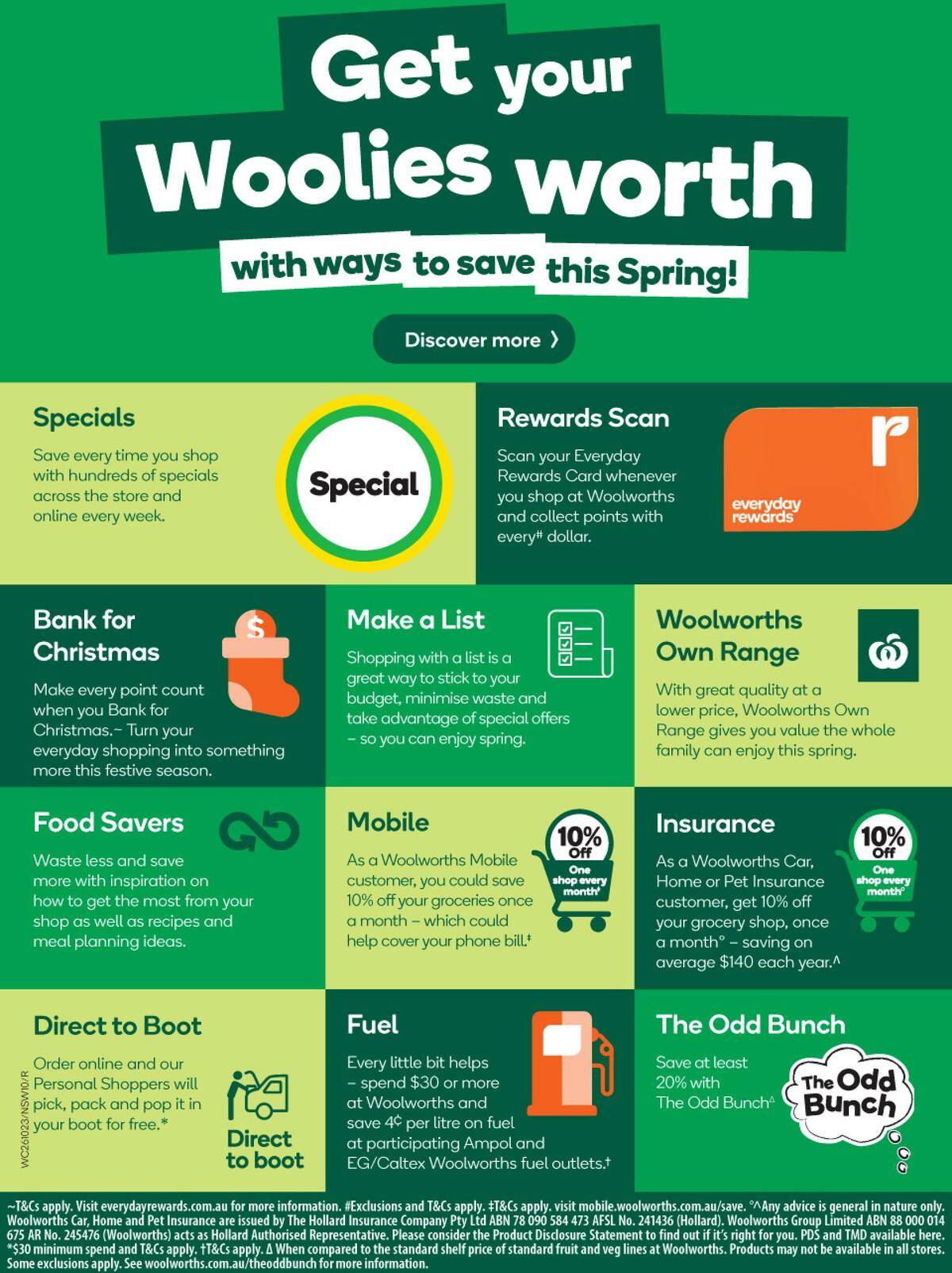 Woolworths Catalogues from 26 October