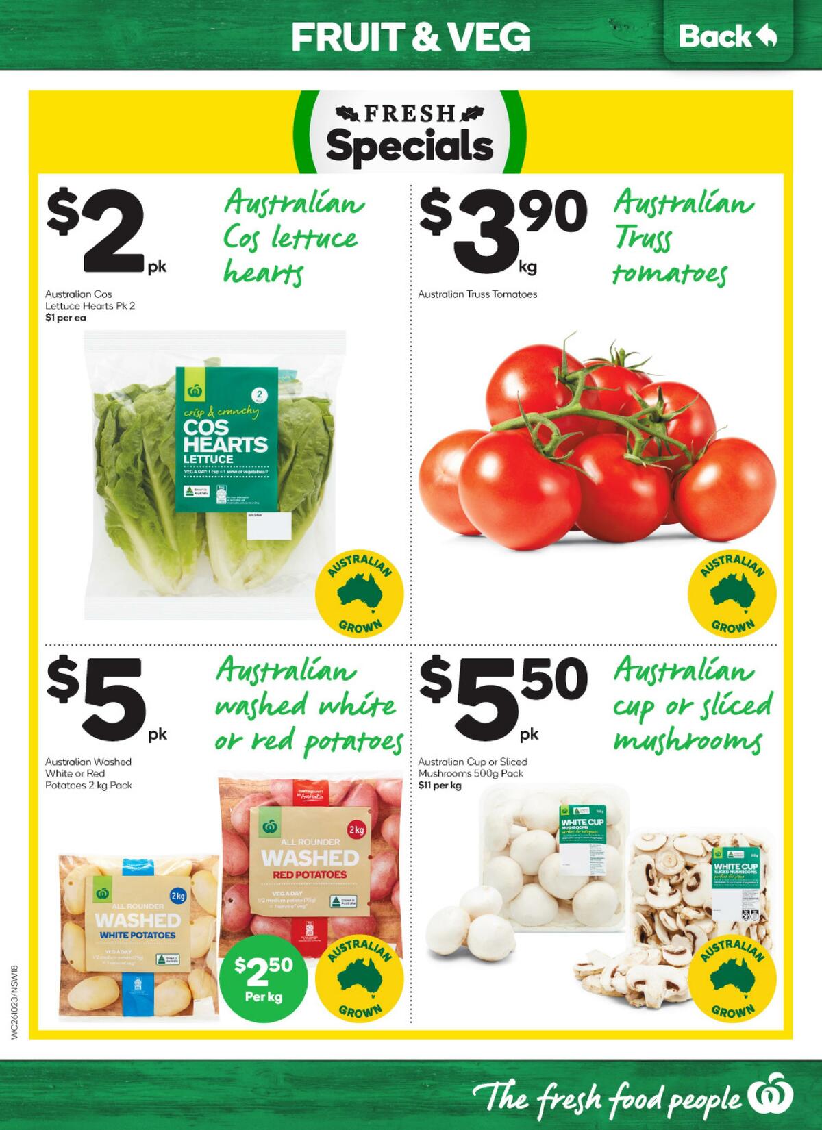 Woolworths Catalogues from 26 October