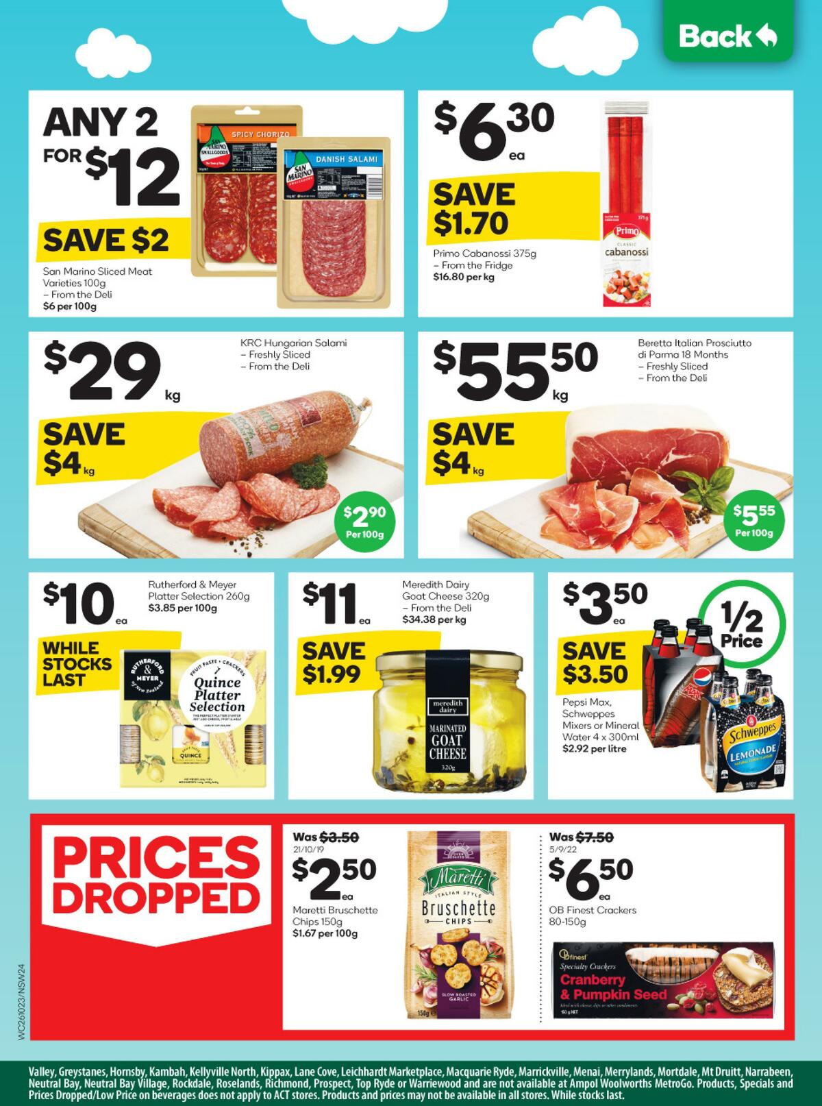 Woolworths Catalogues from 26 October