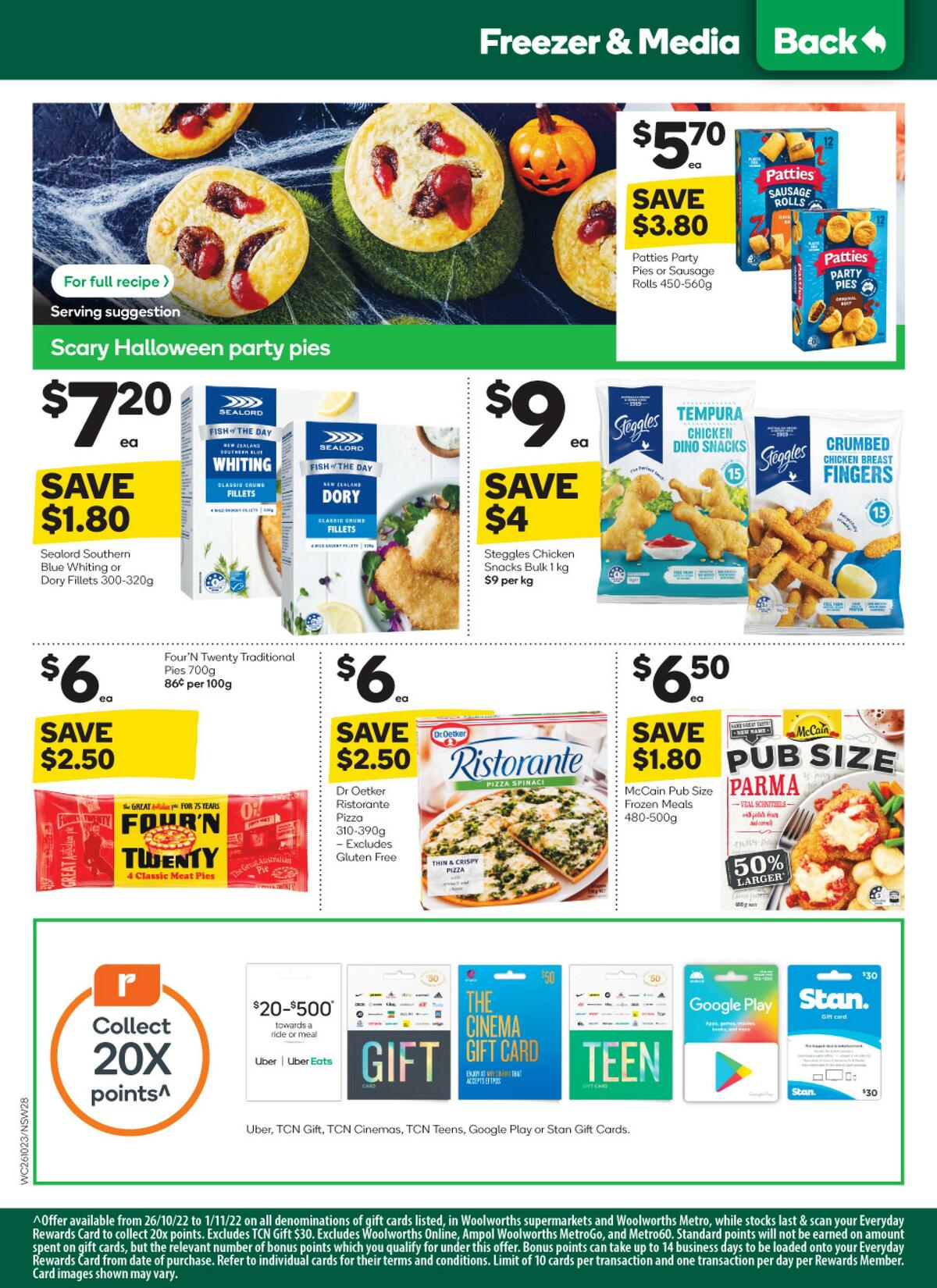 Woolworths Catalogues from 26 October