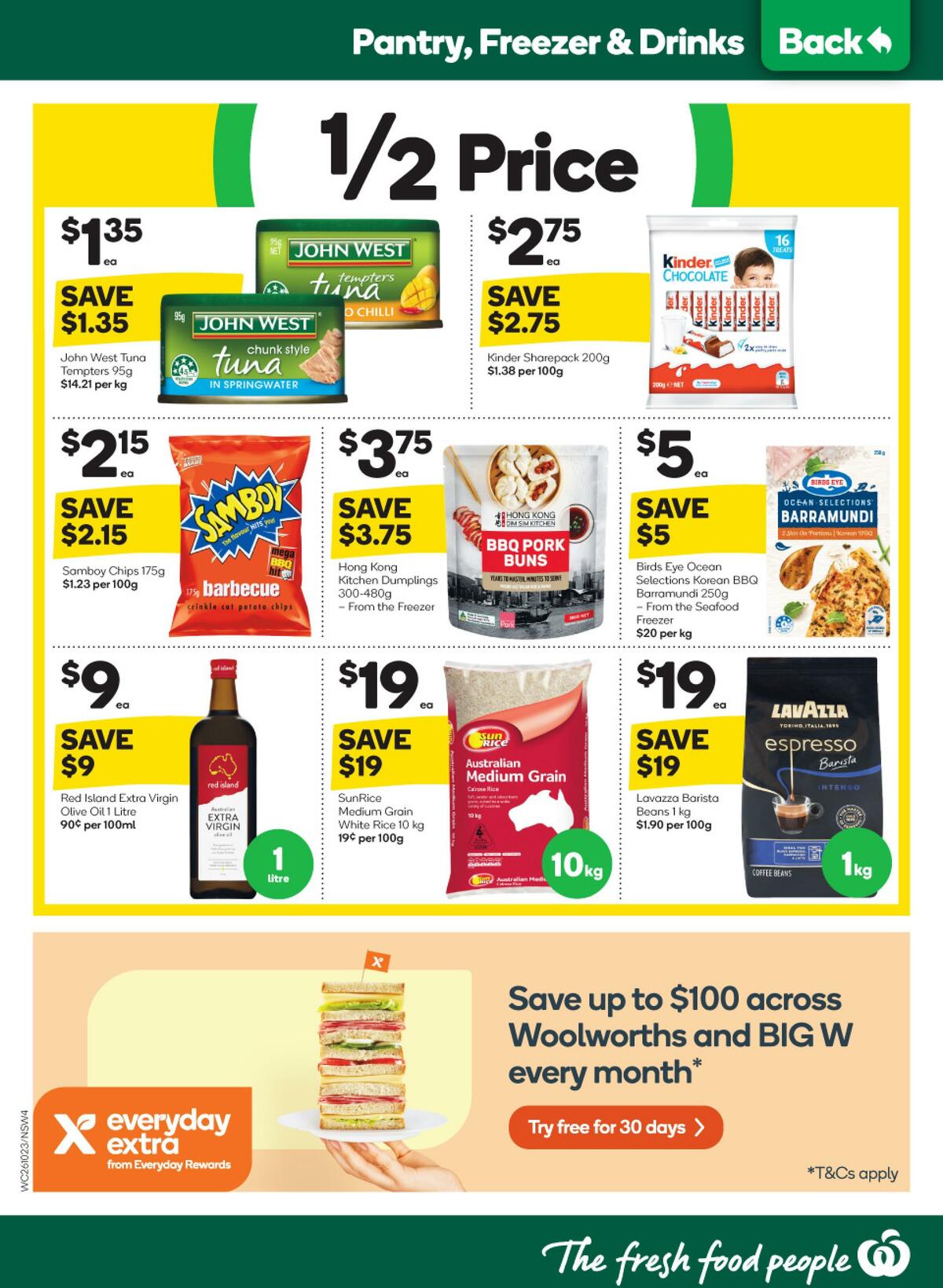 Woolworths Catalogues from 26 October