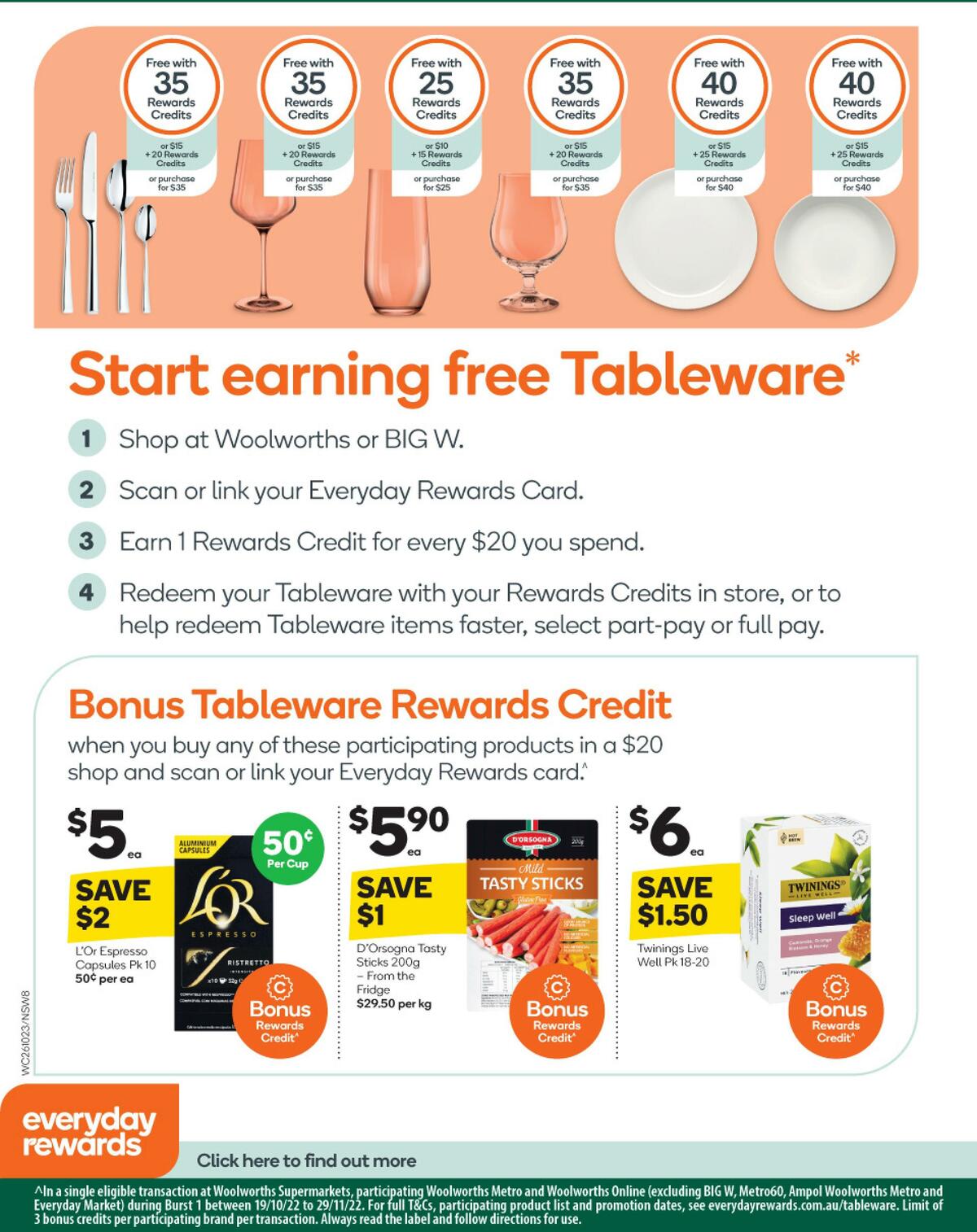 Woolworths Catalogues from 26 October